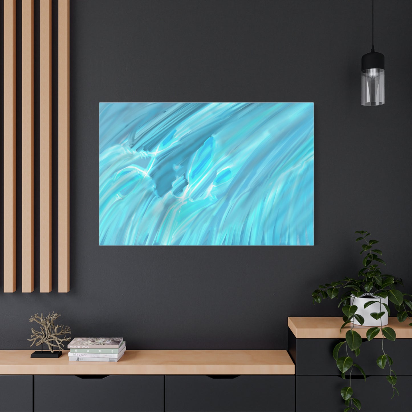 Pastel Dream Canvas *Life Hanging On* Visual Poetry