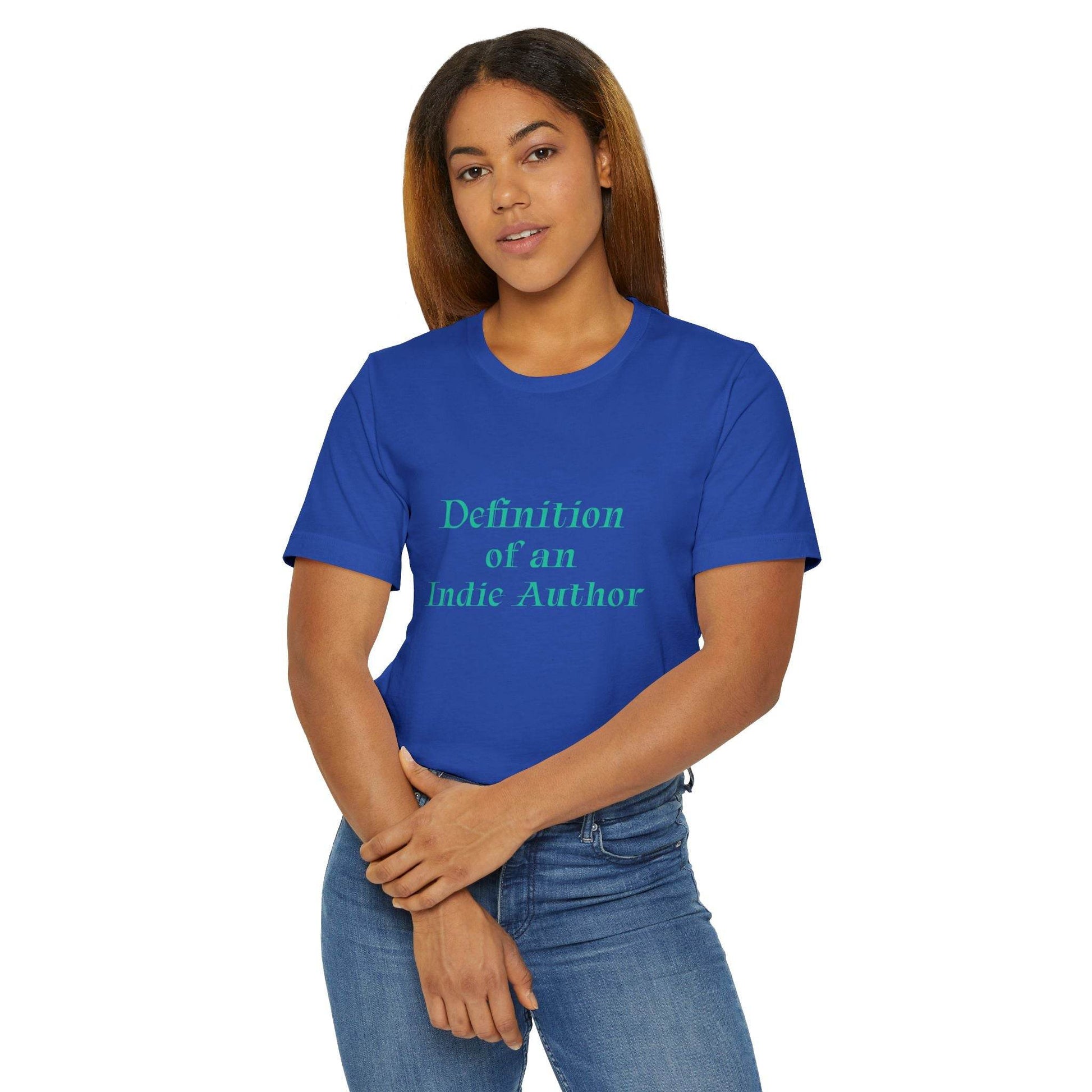 Unisex Jersey T-Shirt - 'Indie Author' Inspirational - The Dreamer's Bookshop.