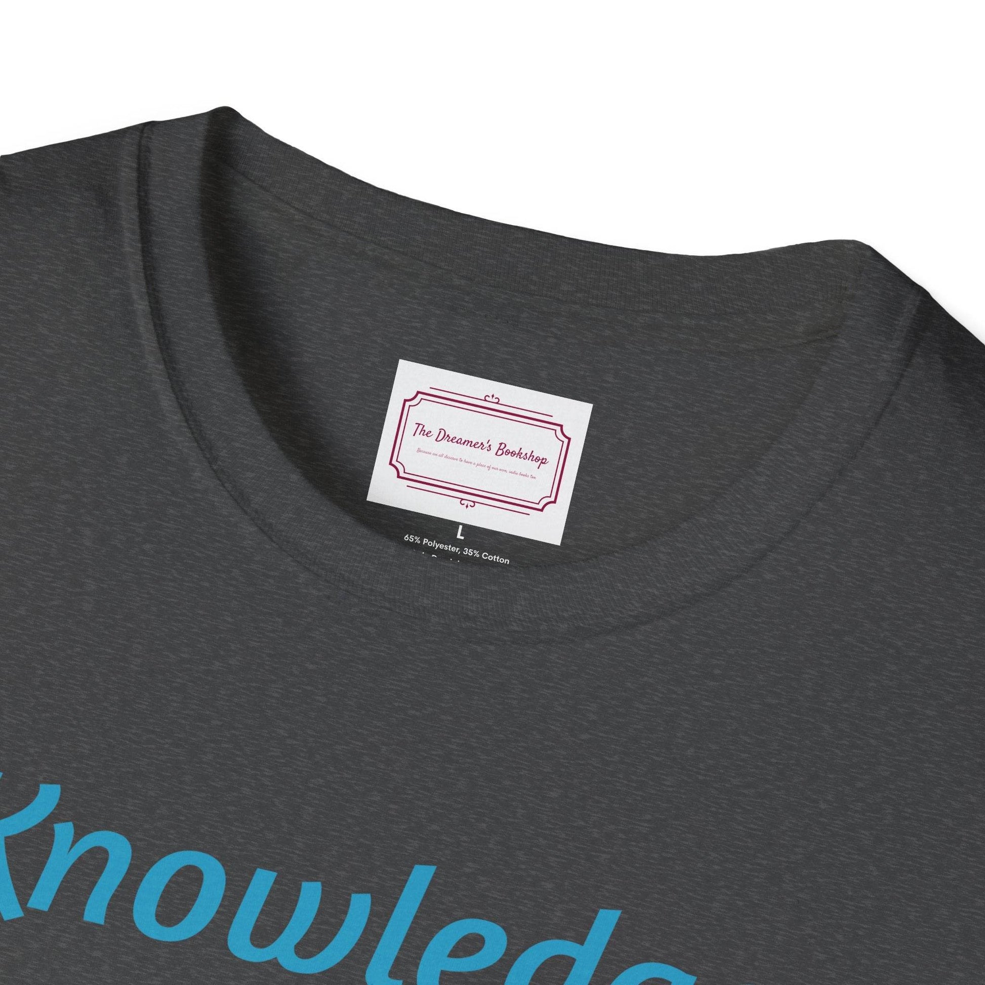 Knowledge Keeper Owl T-Shirt for Book Lovers - Proud Reader - The Dreamer's Bookshop.