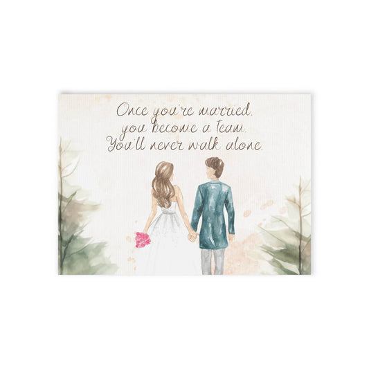 The Dreamer's Bookshop Cute "A Team" Wedding Card - The Dreamer's Bookshop.