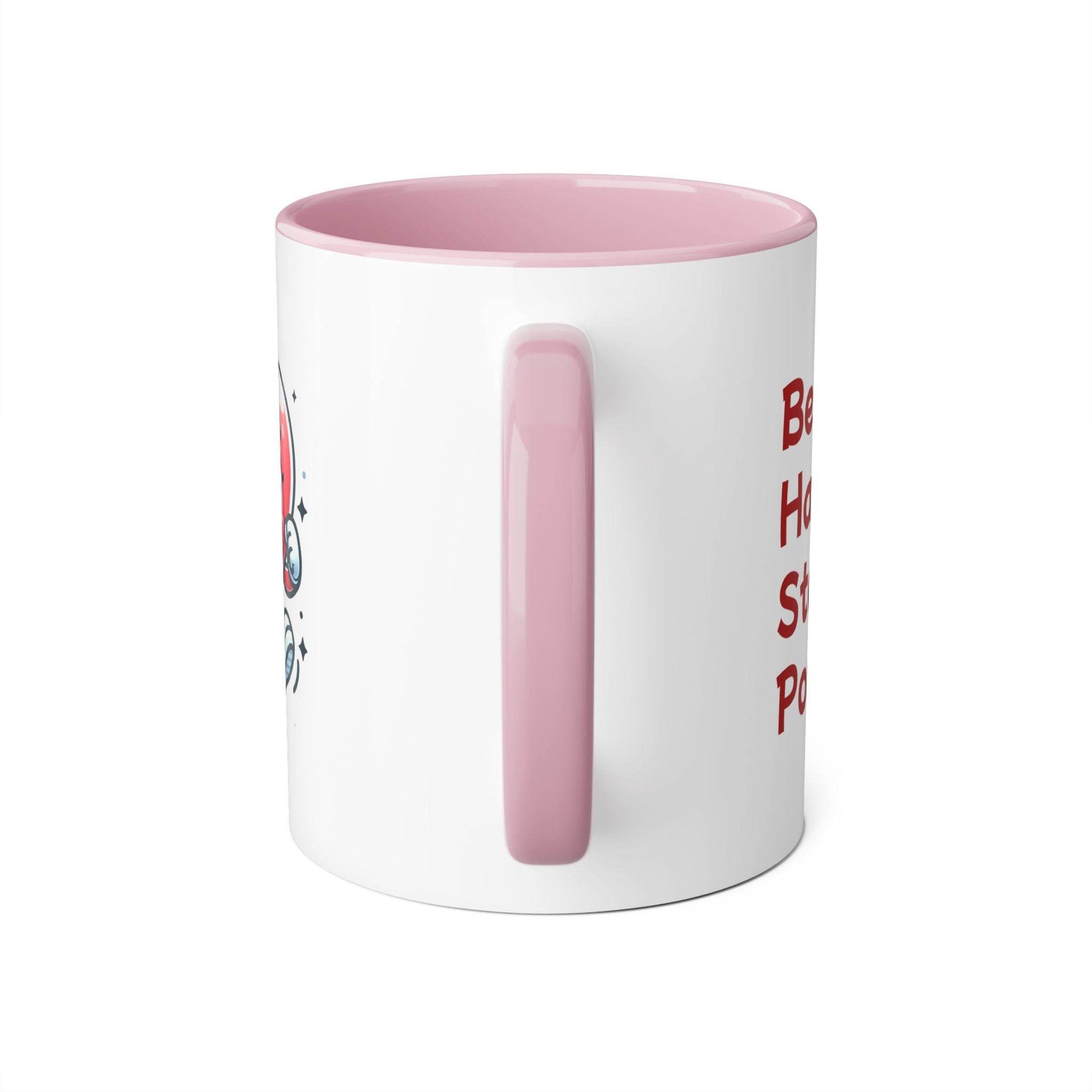 Be Happy Stay Positive Accent Mug - 11oz Coffee Cup for Daily Inspiration - The Dreamer's Bookshop.