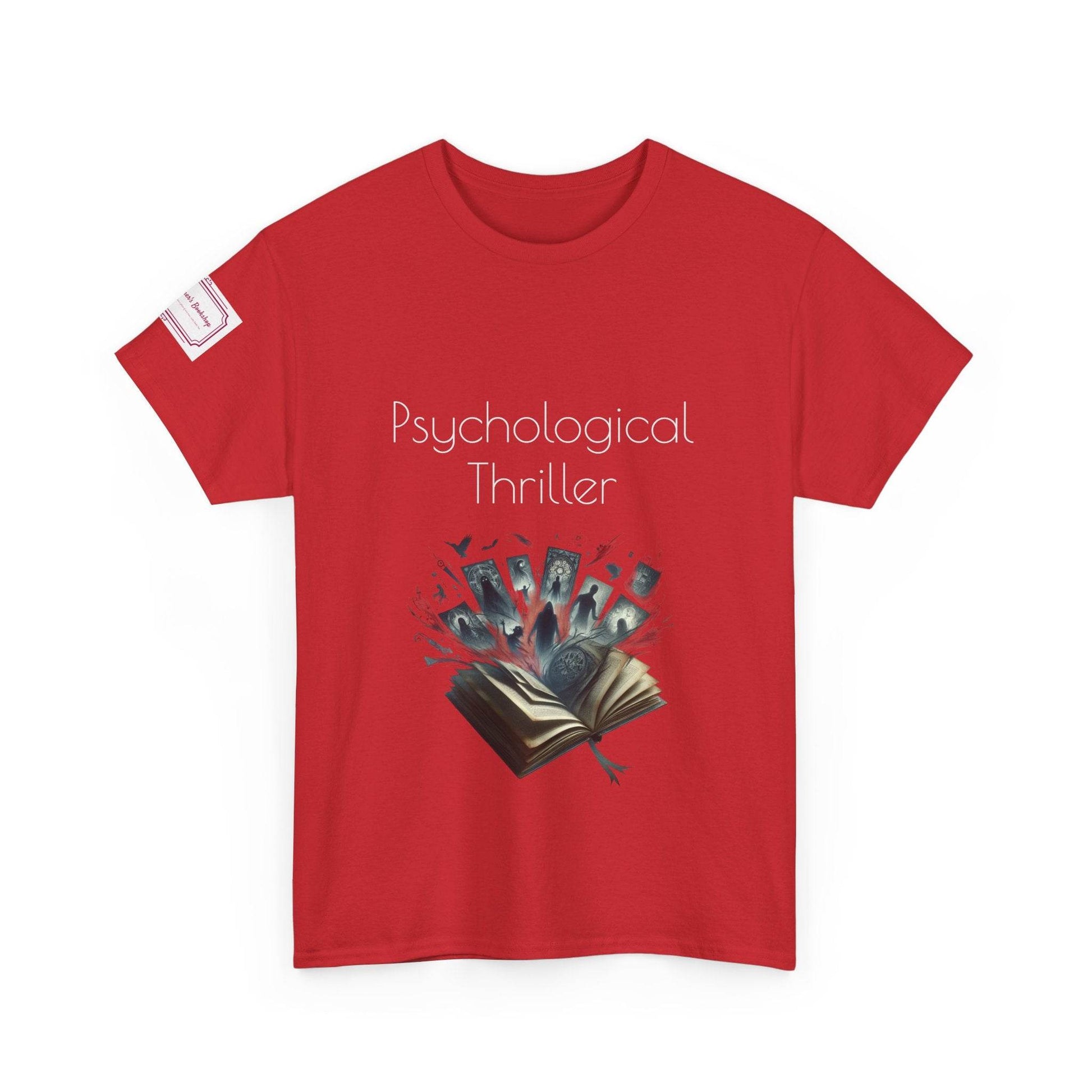 Fiction - Graphic Unisex Heavy Cotton Tee - Psychological Thriller - The Dreamer's Bookshop.