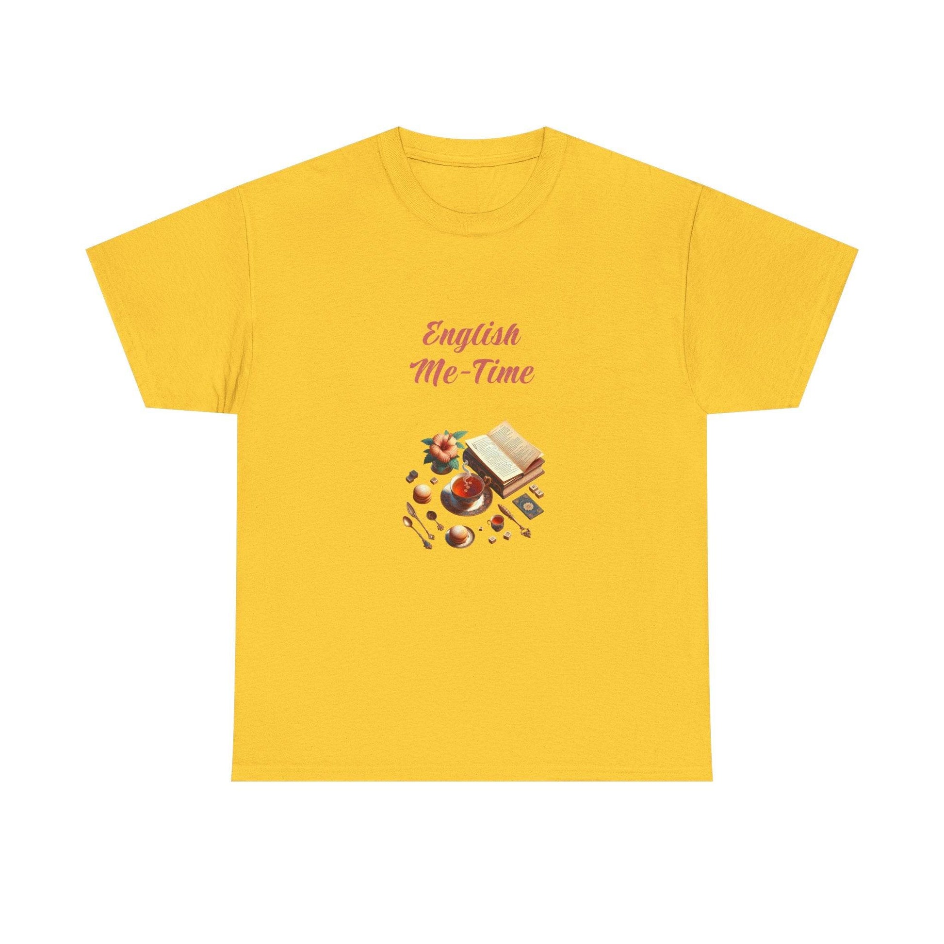 Me-Time - A Unisex Heavy Cotton Tee - Perfect Gift for Book Lovers - The Dreamer's Bookshop.
