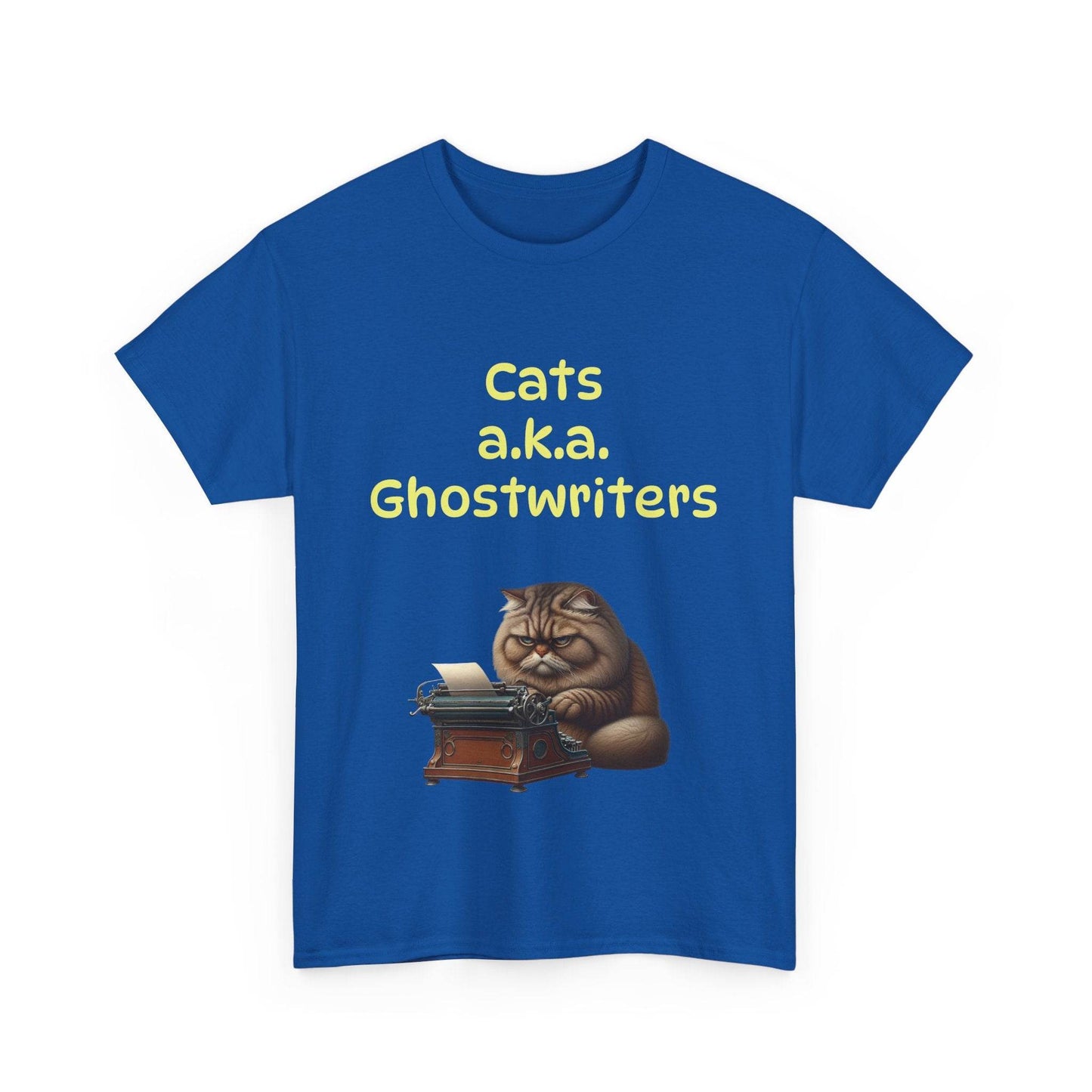 Cats Ghostwriters - A Unisex Heavy Cotton Tee - Perfect for Book Lovers - The Dreamer's Bookshop.