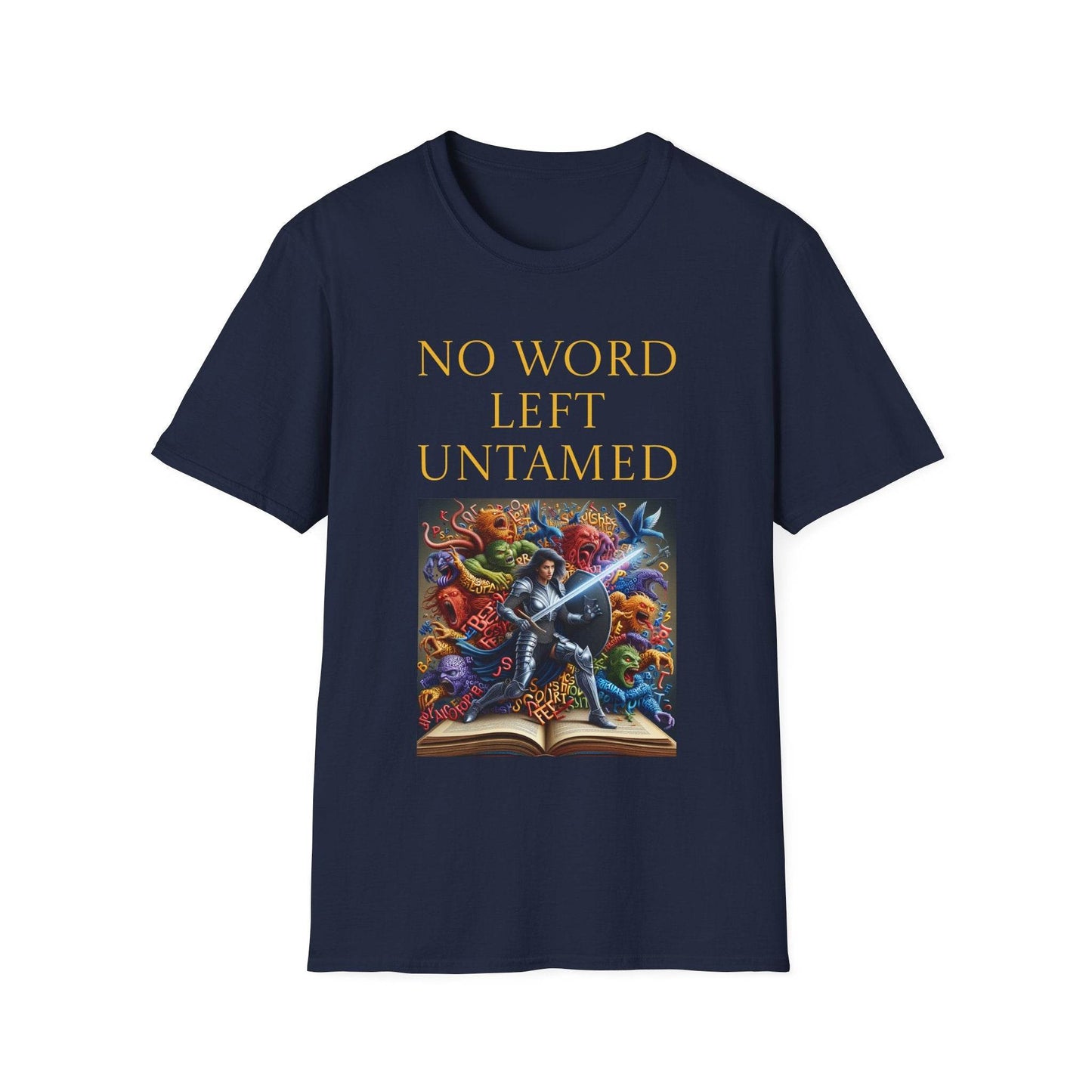 Unisex Softstyle T-Shirt - 'No Word' - The Dreamer's Bookshop.