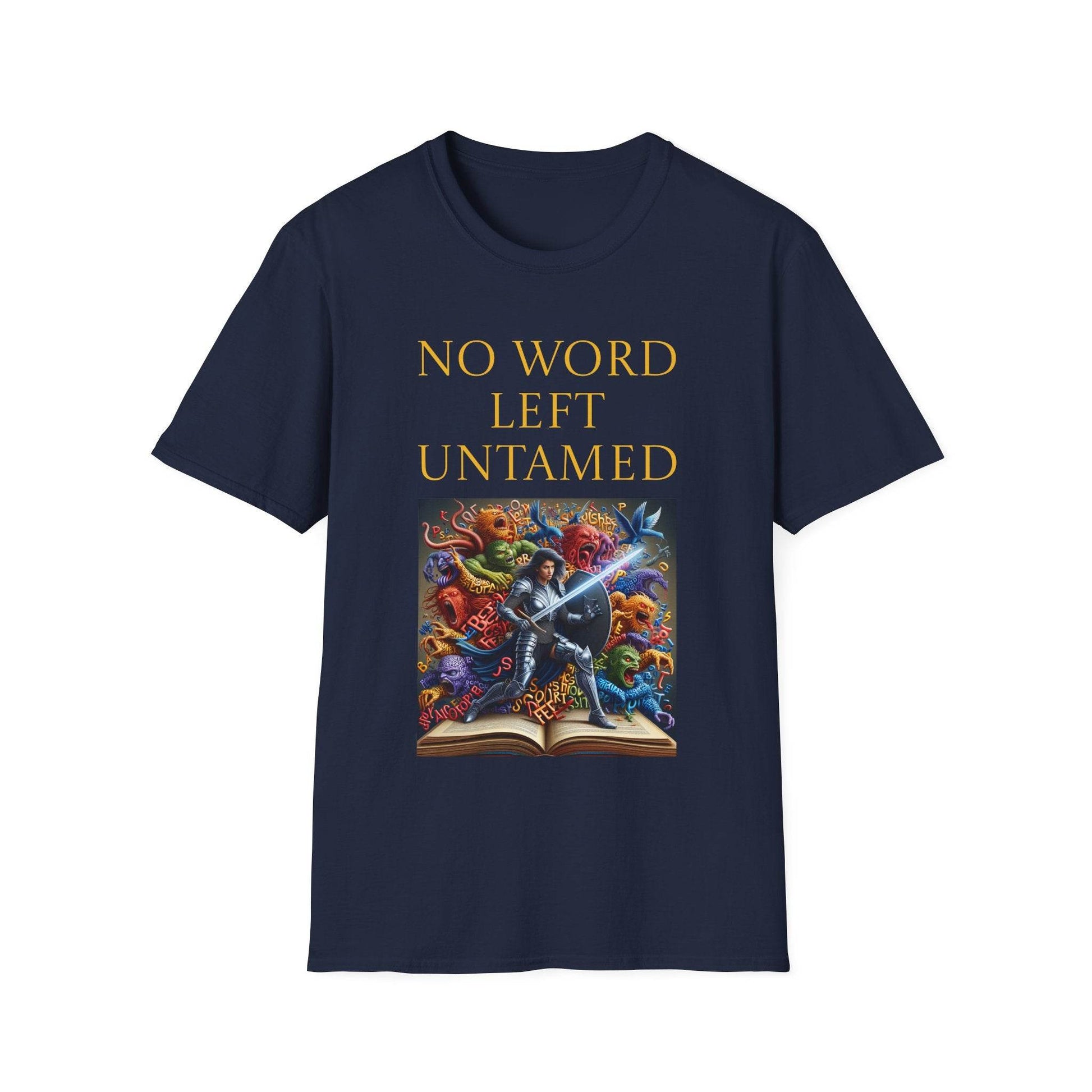 Unisex Softstyle T-Shirt - 'No Word' - The Dreamer's Bookshop.