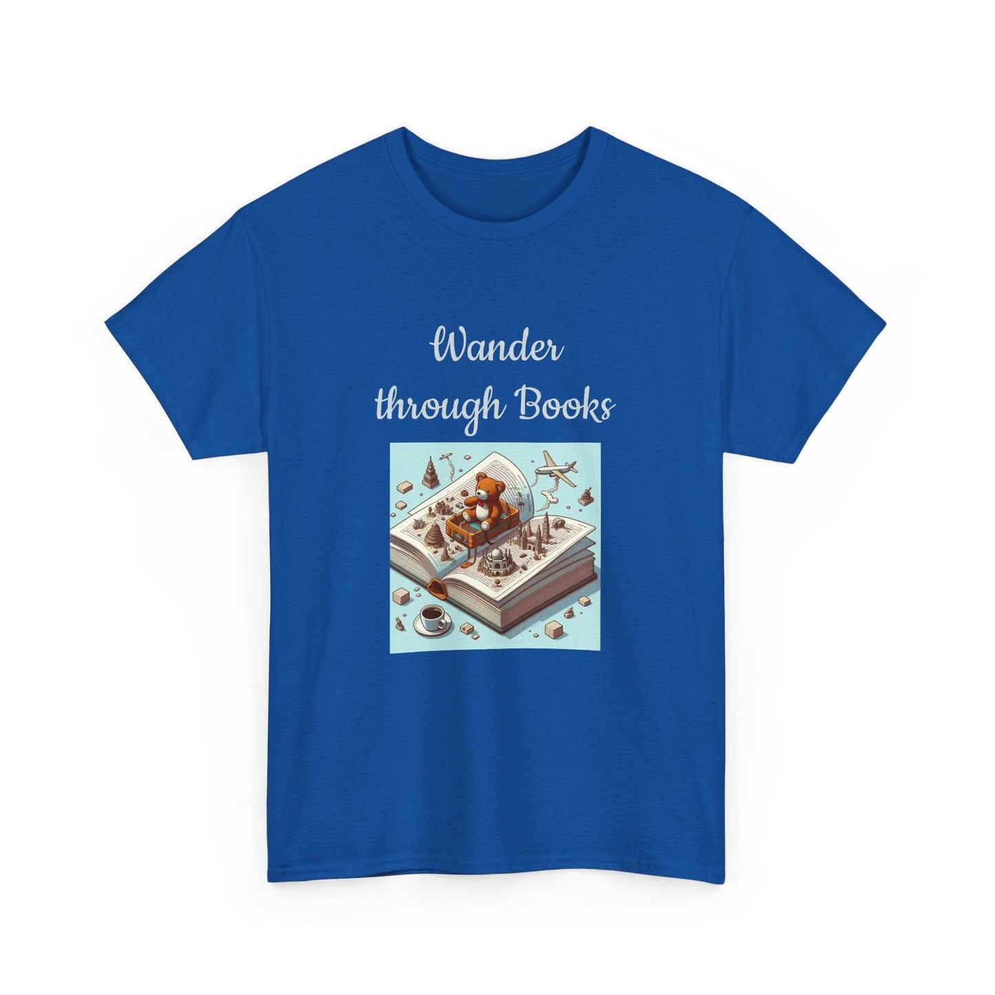Wander - A Unisex Heavy Cotton Tee - Perfect Gift for Book Lovers - The Dreamer's Bookshop.
