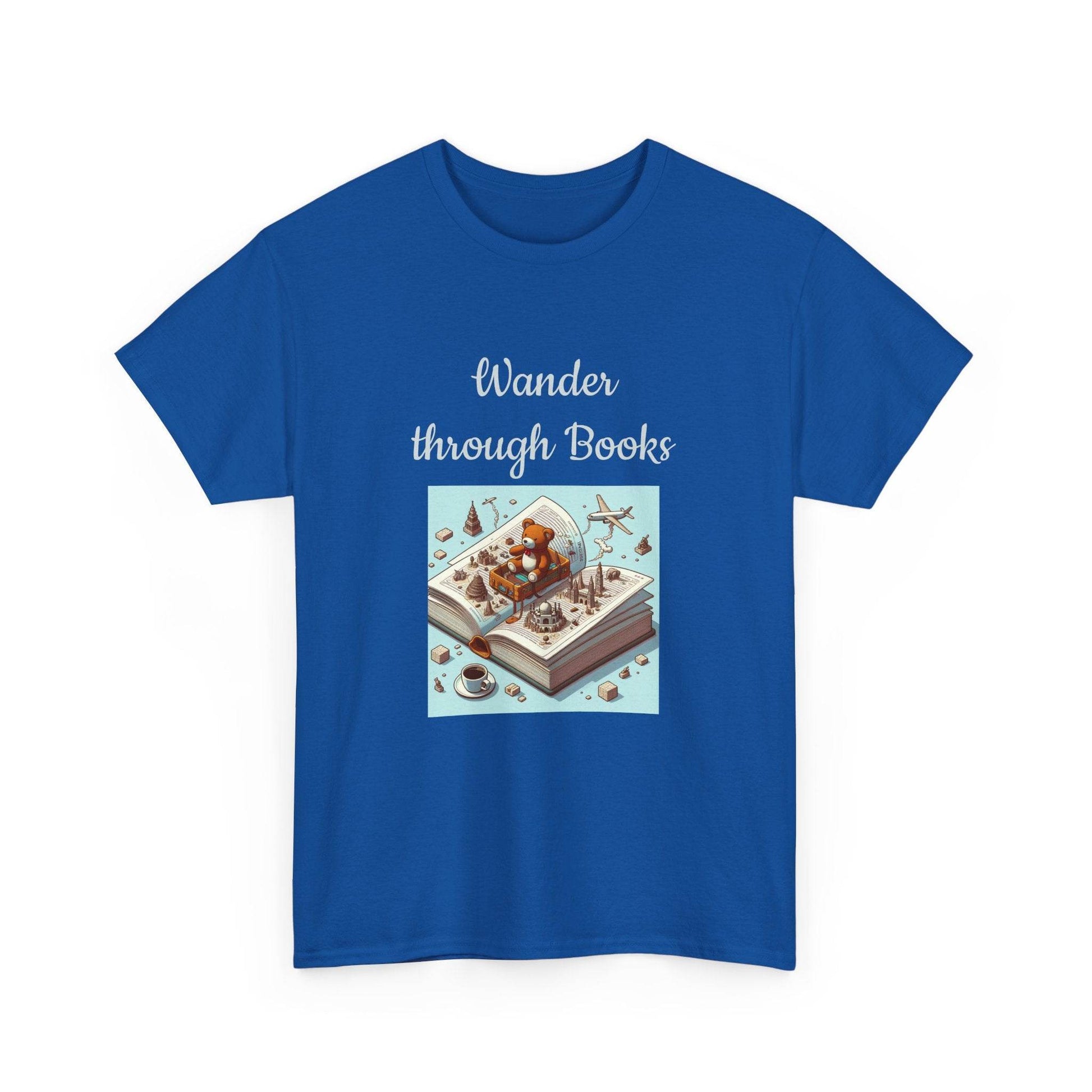 Wander - A Unisex Heavy Cotton Tee - Perfect Gift for Book Lovers - The Dreamer's Bookshop.