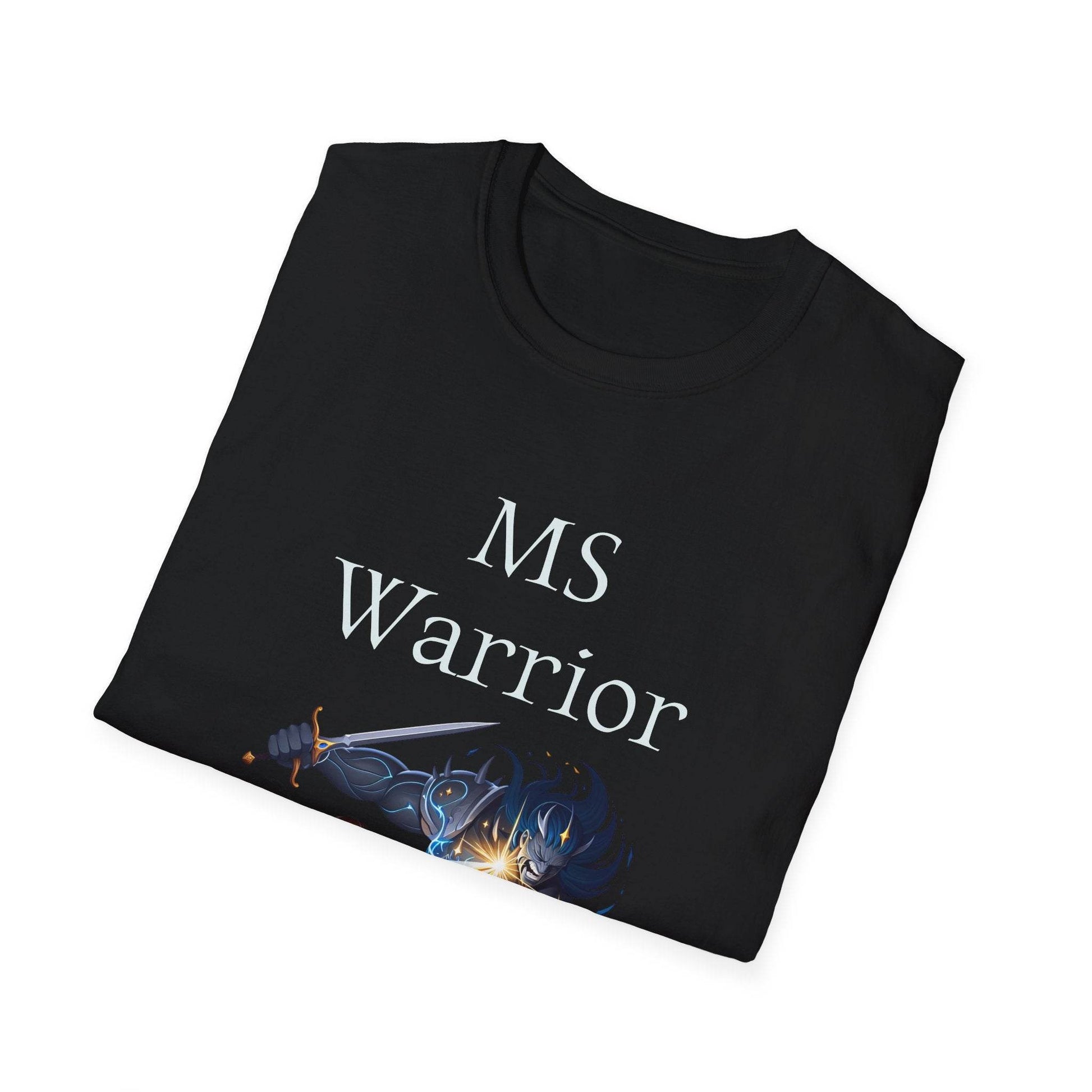 M.S. Warrior Unisex Softstyle T-Shirt - Empowering Battle for Women's Health - The Dreamer's Bookshop.