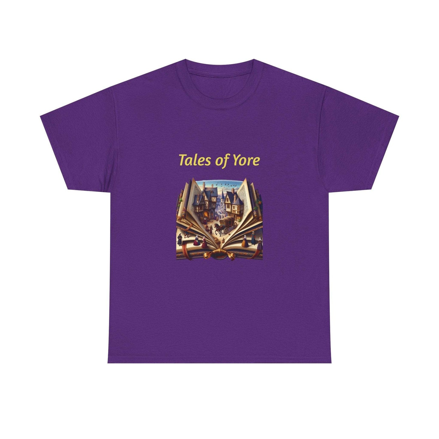 Tales of Yore - Graphic Tee - Unisex Heavy Cotton T-Shirt Historical Books - The Dreamer's Bookshop.