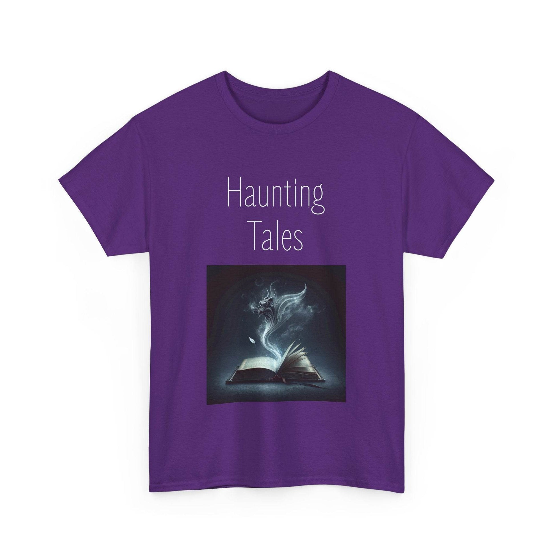 Haunting Tales - A Unisex Heavy Cotton Tee - Perfect for Book Lovers - The Dreamer's Bookshop.