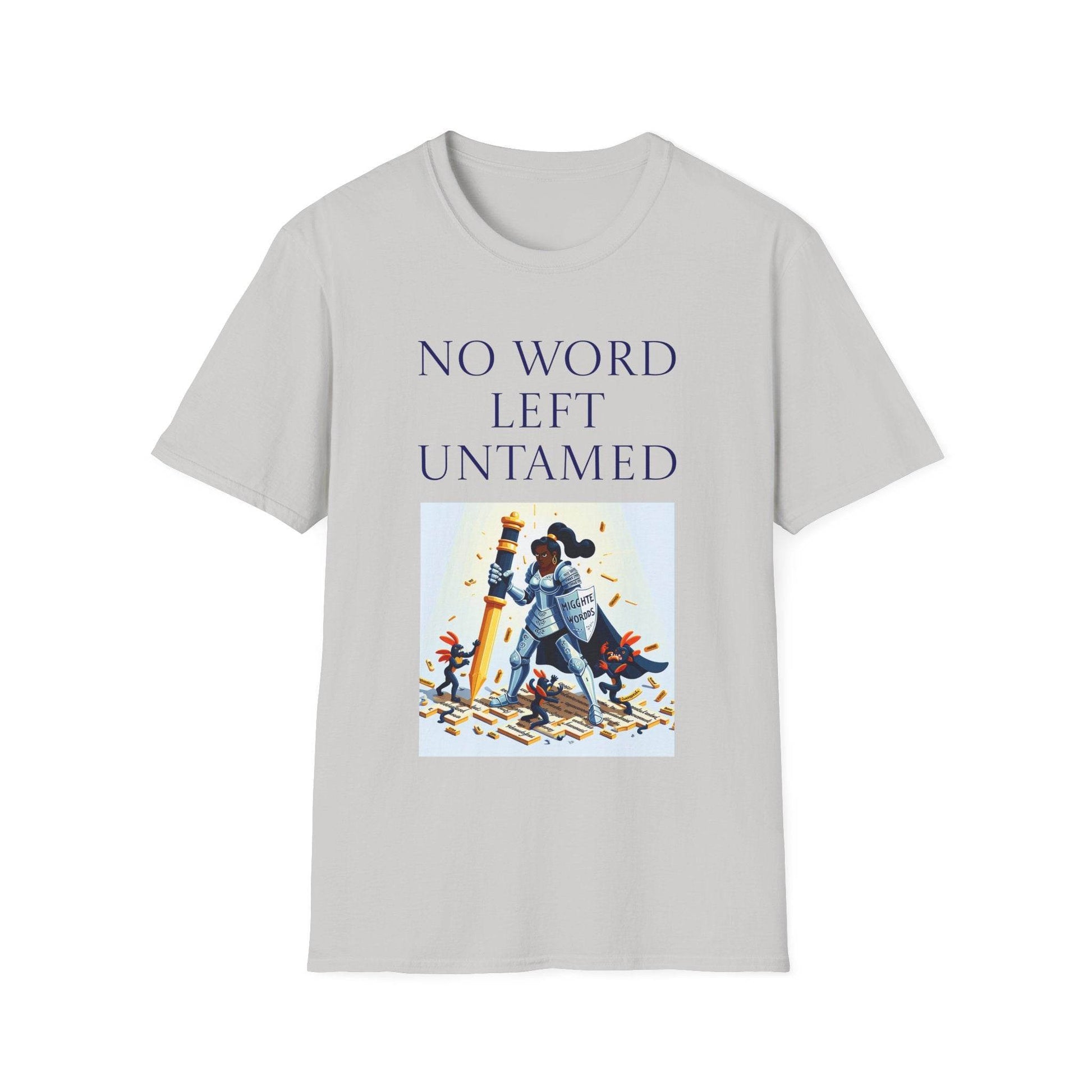 Unisex Softstyle T-Shirt - 'No Word' - The Dreamer's Bookshop.