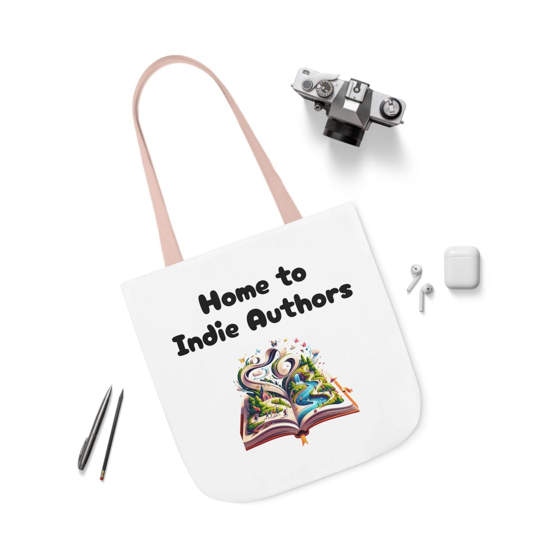 Home to Indie Authors Tote Bag - Perfect Gift for Book Lovers - The Dreamer's Bookshop.