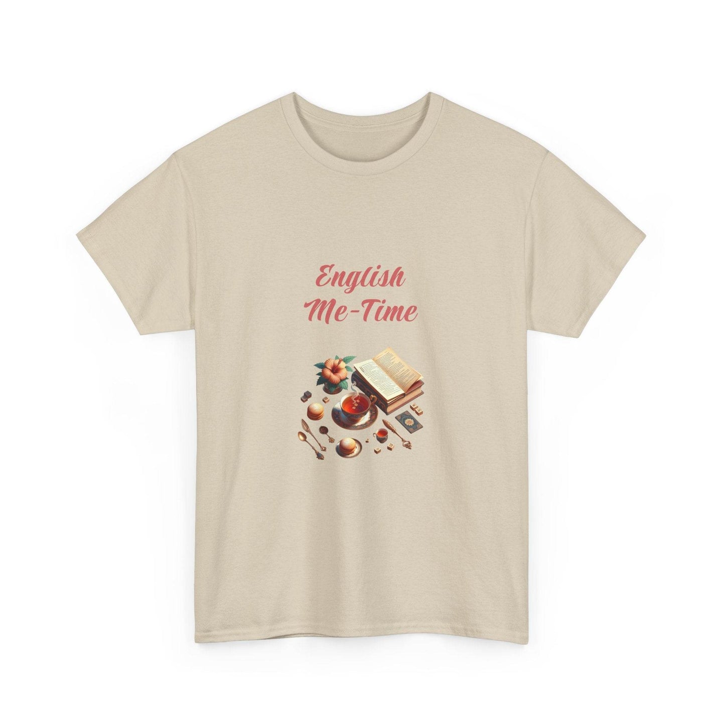 English Me-Time - A Unisex Heavy Cotton Tee - Perfect for Book Lovers - The Dreamer's Bookshop.