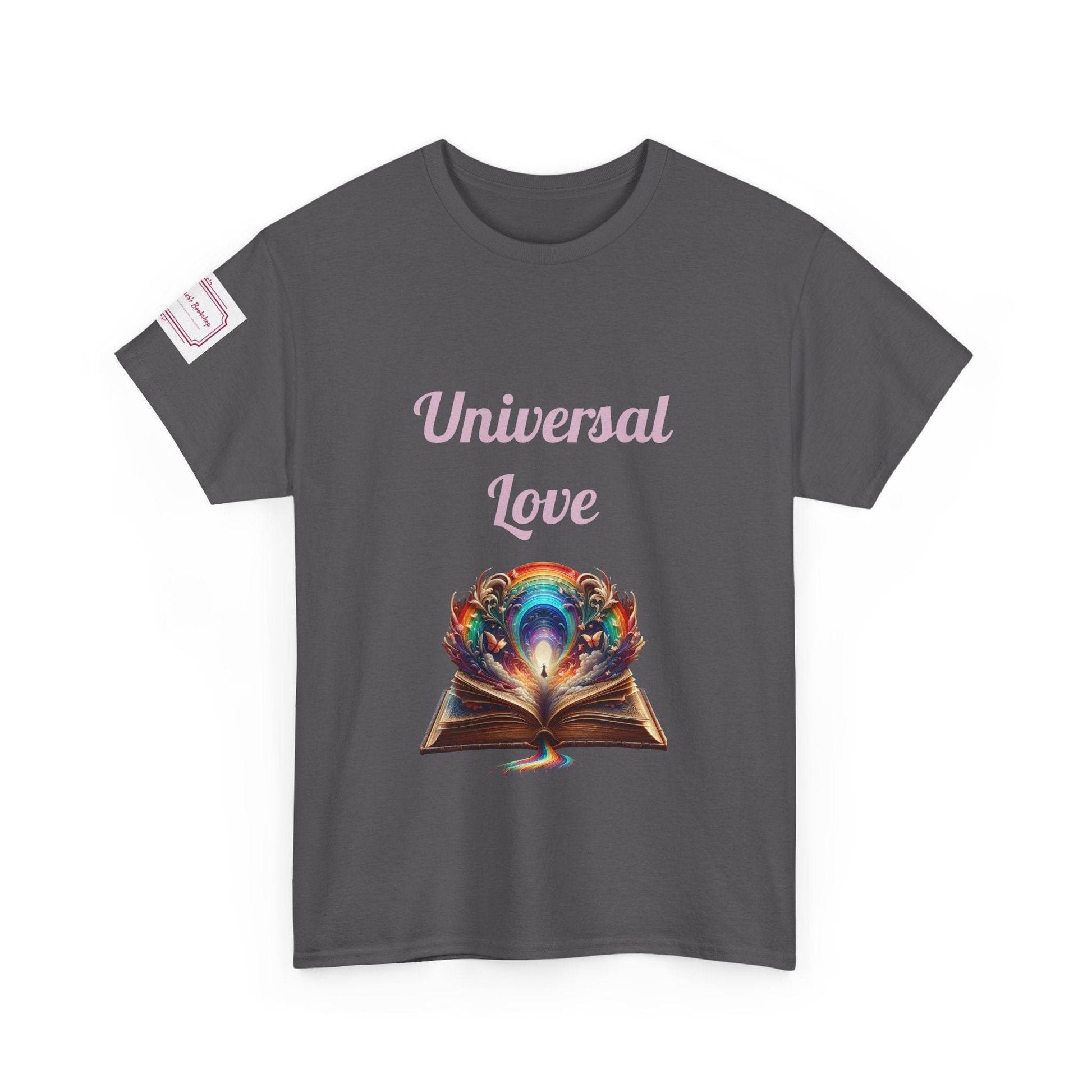 Universal Love - Unisex Heavy Cotton Tee - Queer Romance Books - The Dreamer's Bookshop.