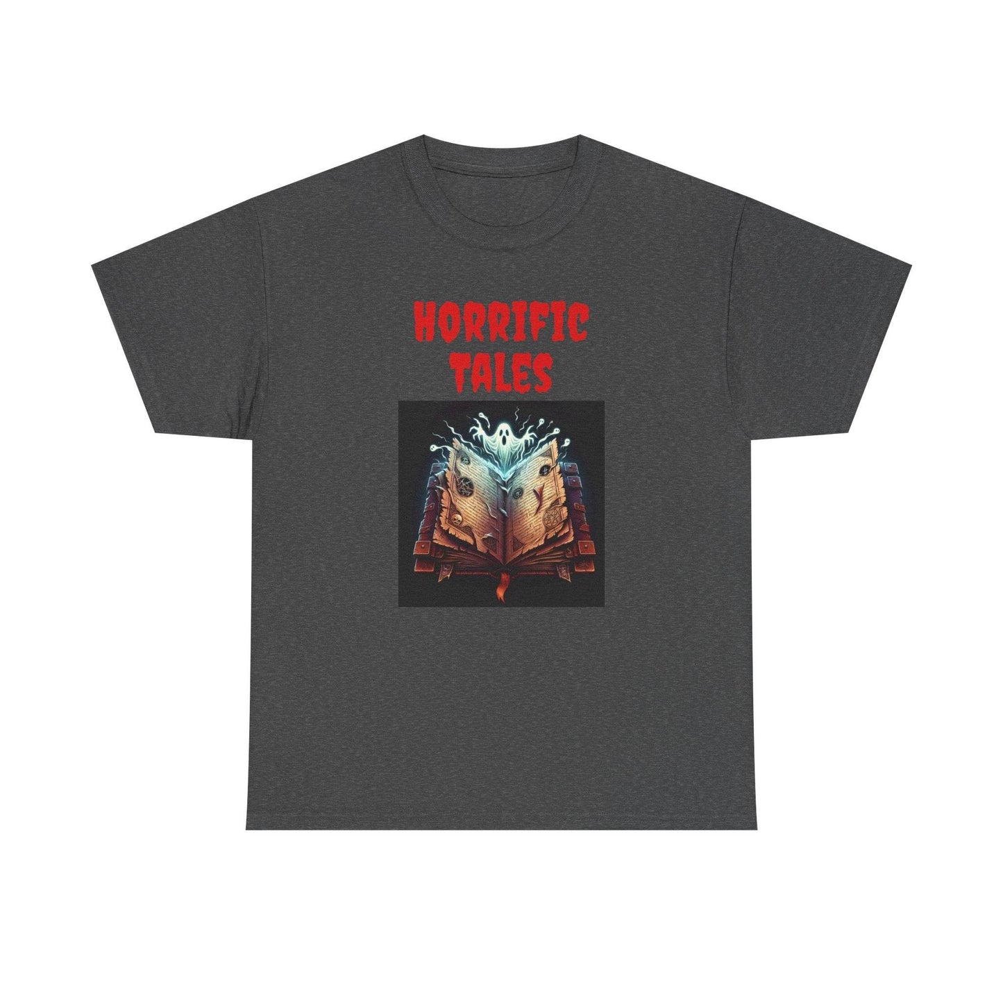 Horrific Tales - A Unisex Heavy Cotton Tee - Perfect Gift for Book Lovers - The Dreamer's Bookshop.