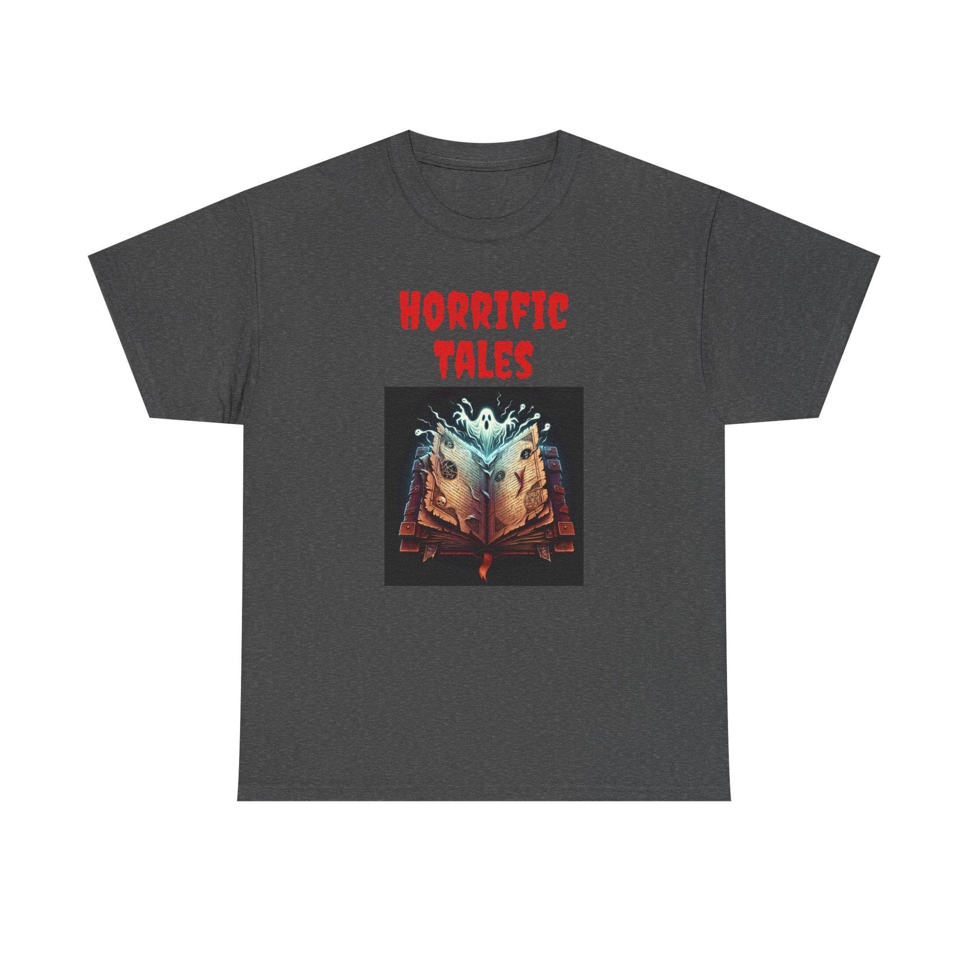 Horrific Tales - A Unisex Heavy Cotton Tee - Perfect Gift for Book Lovers - The Dreamer's Bookshop.