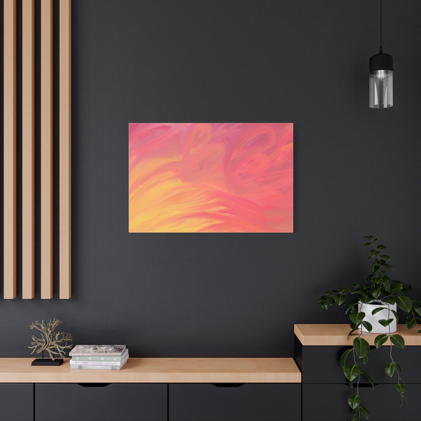 Pastel Dream Canvas *Hot Flares* Visual Poetry