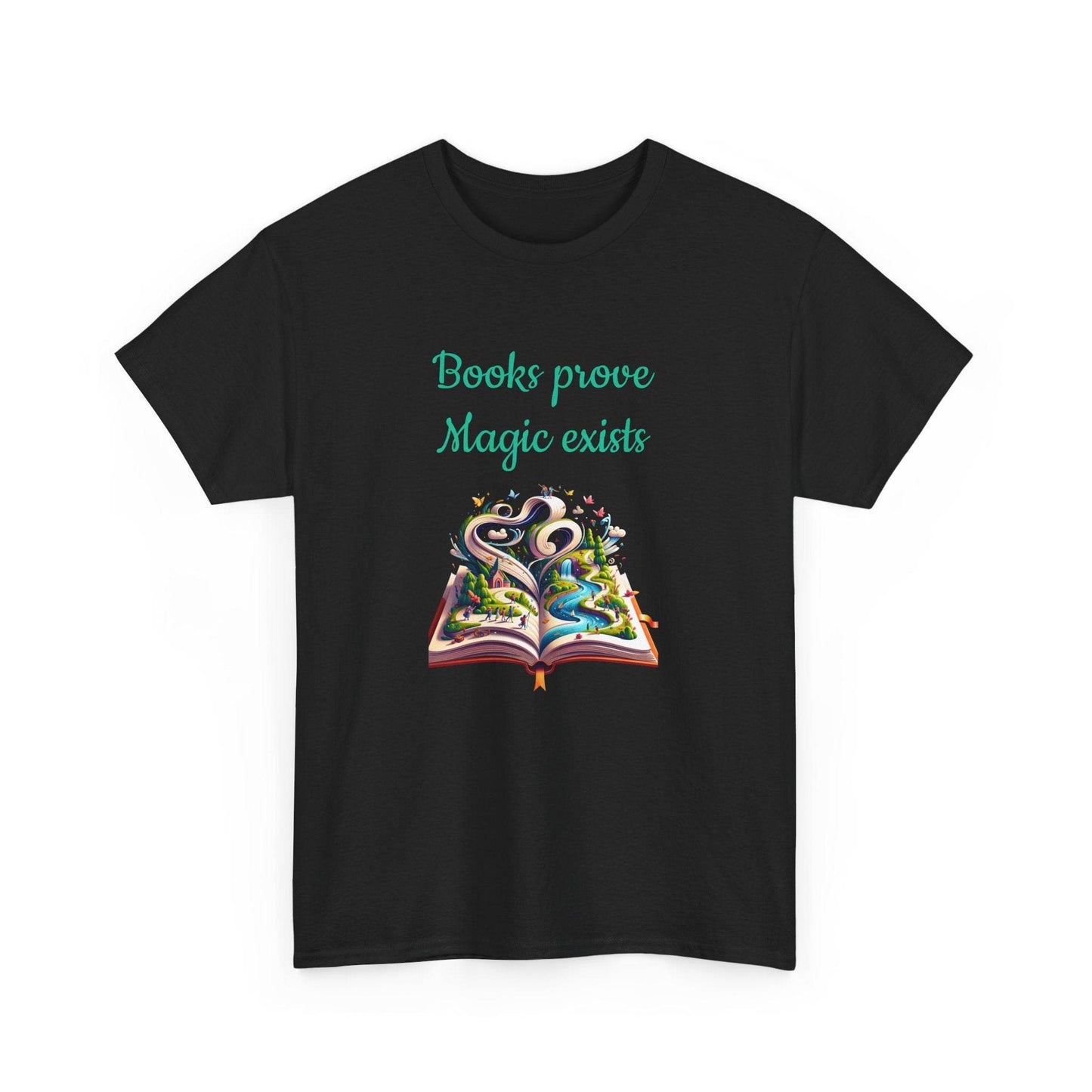 Magic Exists -A Unisex Heavy Cotton Tee - Perfect Gift for Book Lovers - The Dreamer's Bookshop.