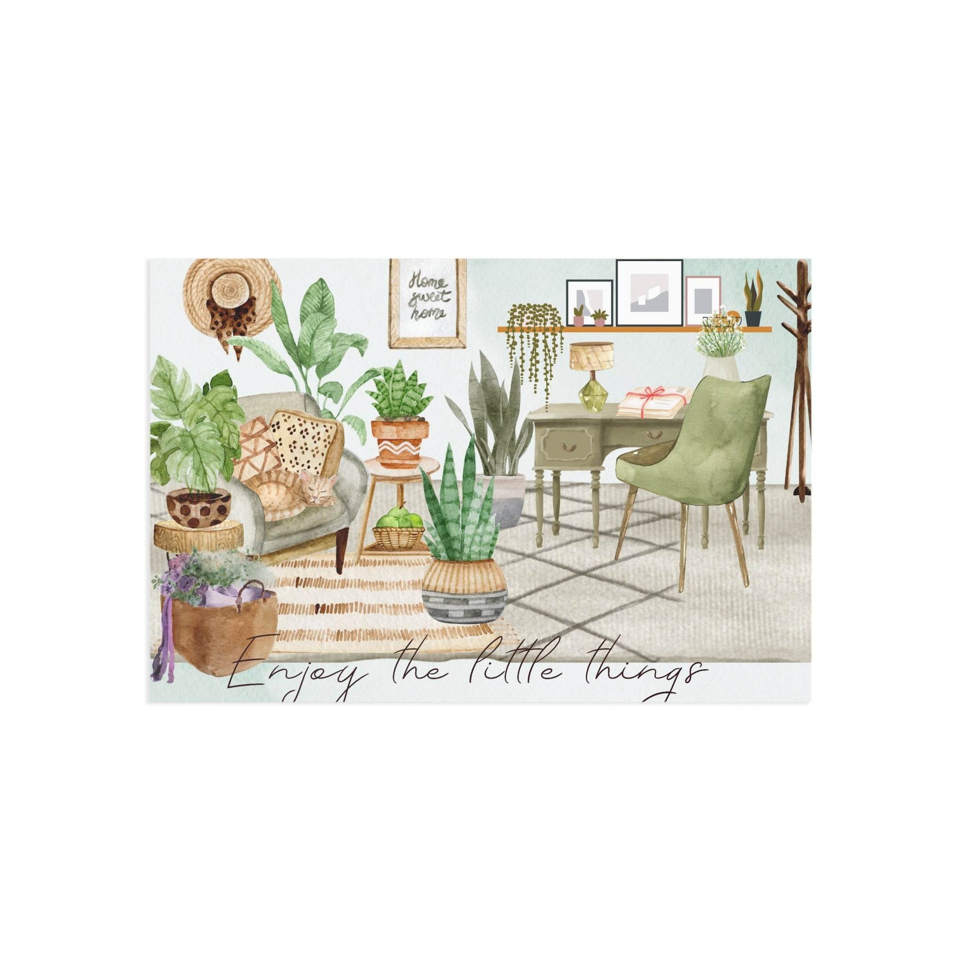 The Dreamer's Bookshop "Plant Lover" Enjoy the Little Things Card - The Dreamer's Bookshop.