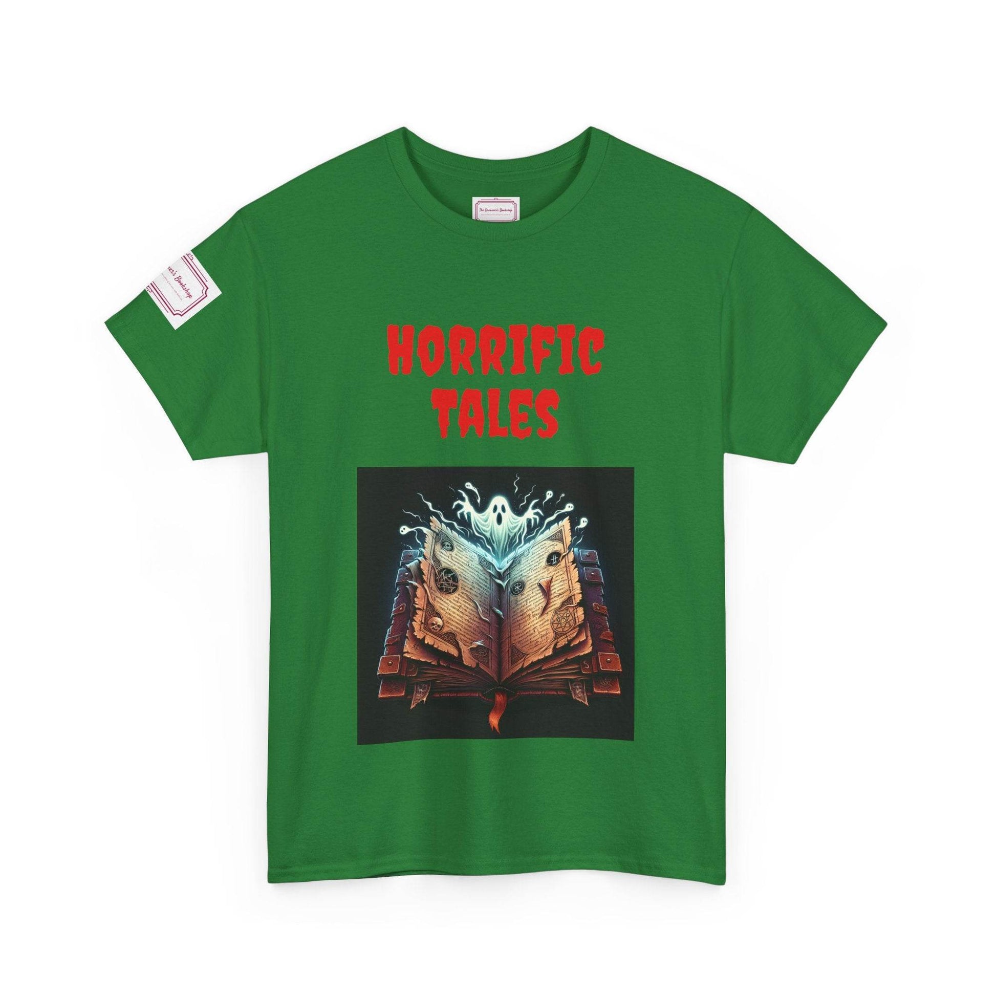 Horrific Tales - Unisex Heavy Cotton Tee - Perfect for Book Lovers - The Dreamer's Bookshop.