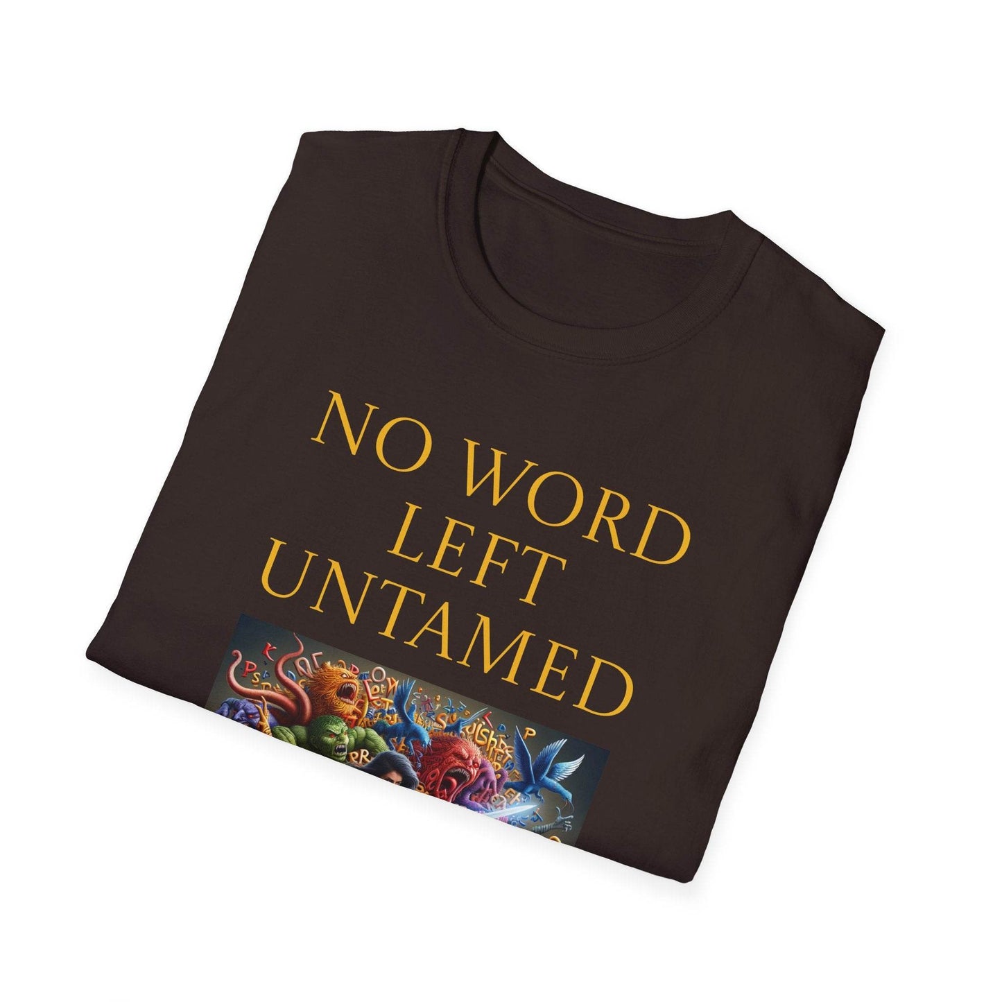 Unisex Softstyle T-Shirt - 'No Word' - The Dreamer's Bookshop.