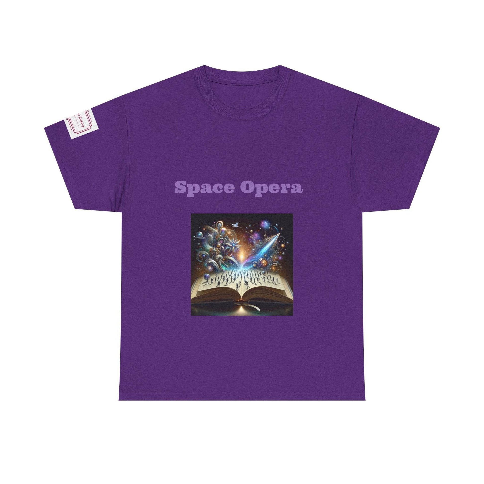 Space Opera - Unisex Heavy Cotton Tee - Sci-Fi Books - The Dreamer's Bookshop.