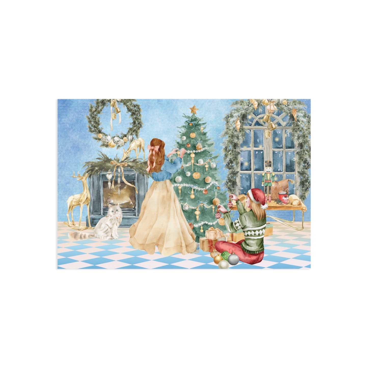 The Dreamer's Bookshop "Tree Decoration" Christmas Card