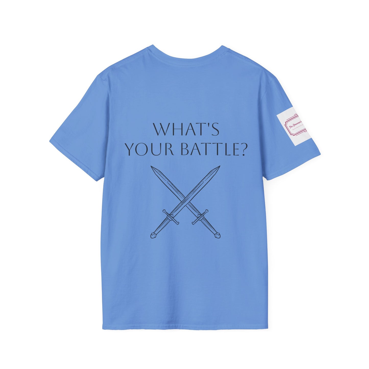 Anxiety Warrior Unisex Softstyle T-Shirt - Empowering Battle Against Mental Health