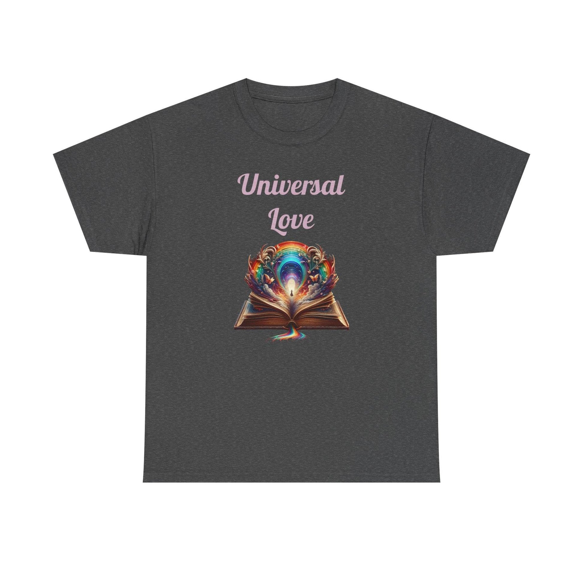 Universal Love - Graphic Tee - Unisex Heavy Cotton T-Shirt Queer Romance Books - The Dreamer's Bookshop.