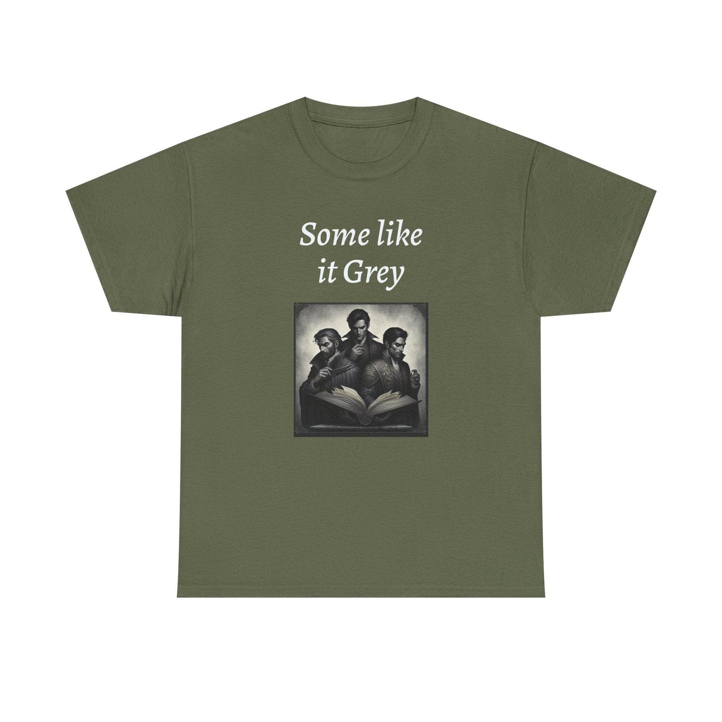 Like it Grey - Graphic Tee - Unisex Heavy Cotton T-Shirt for Book Lovers - The Dreamer's Bookshop.