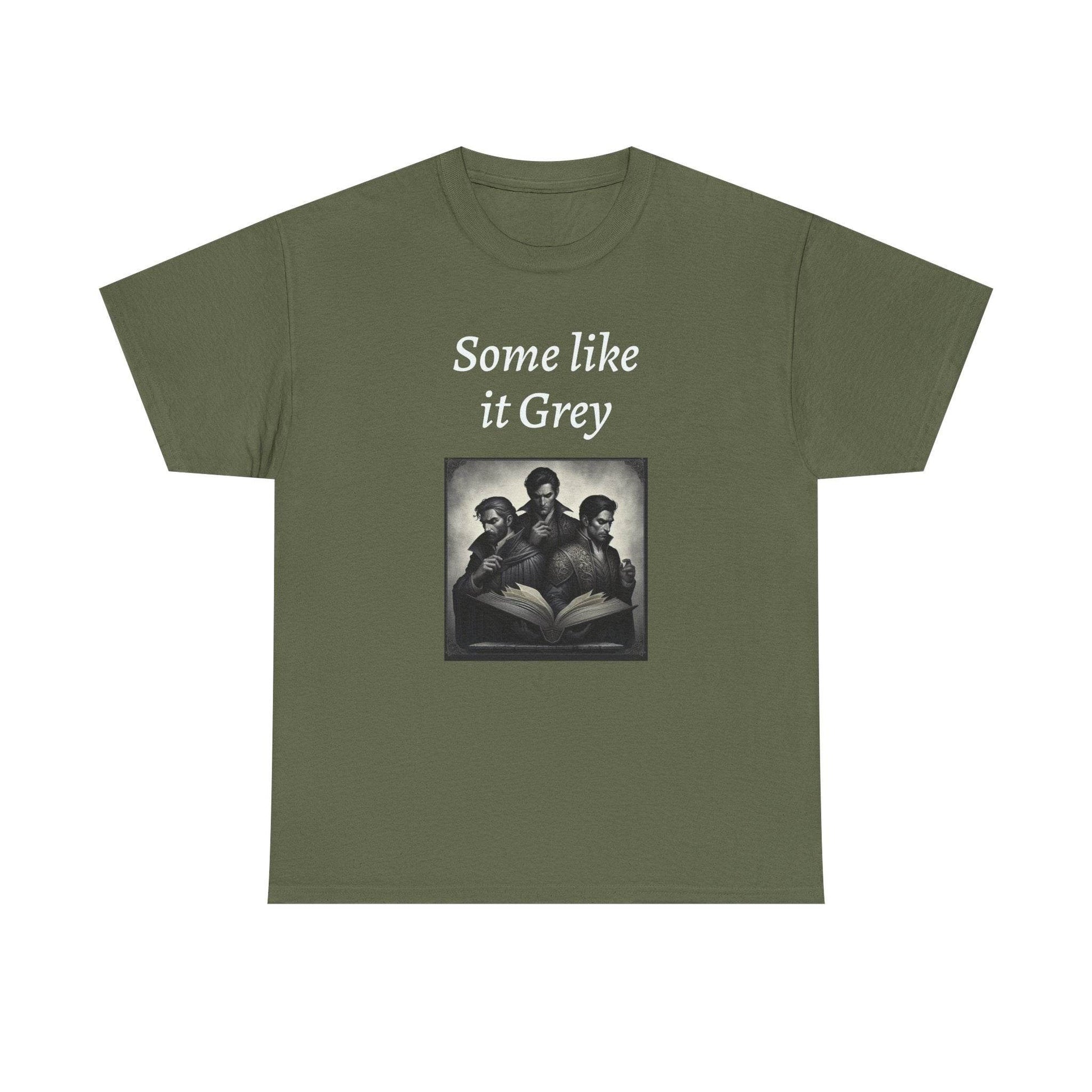 Like it Grey - Graphic Tee - Unisex Heavy Cotton T-Shirt for Book Lovers - The Dreamer's Bookshop.
