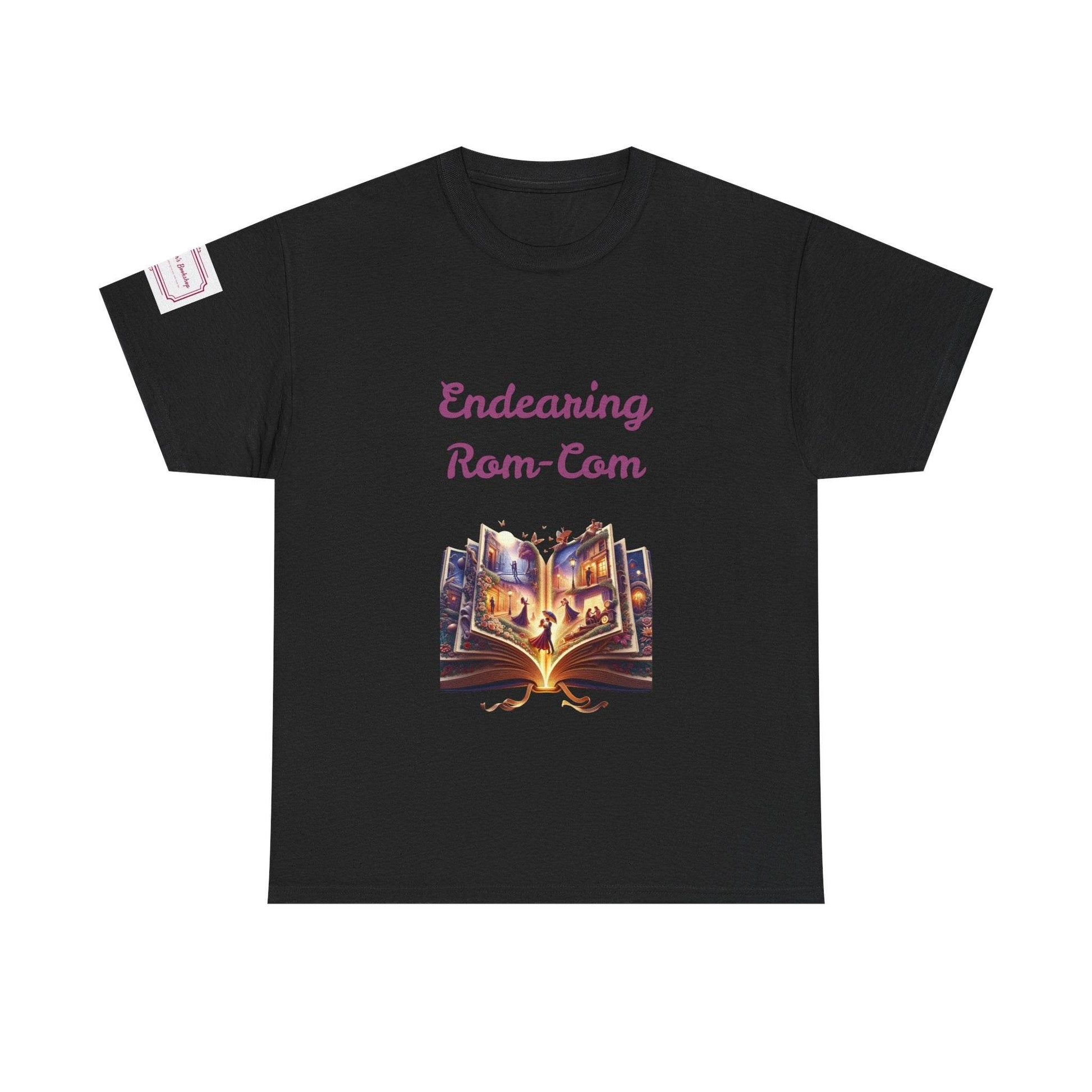 Endearing - Unisex Heavy Cotton Tee - Rom-Com Books - The Dreamer's Bookshop.