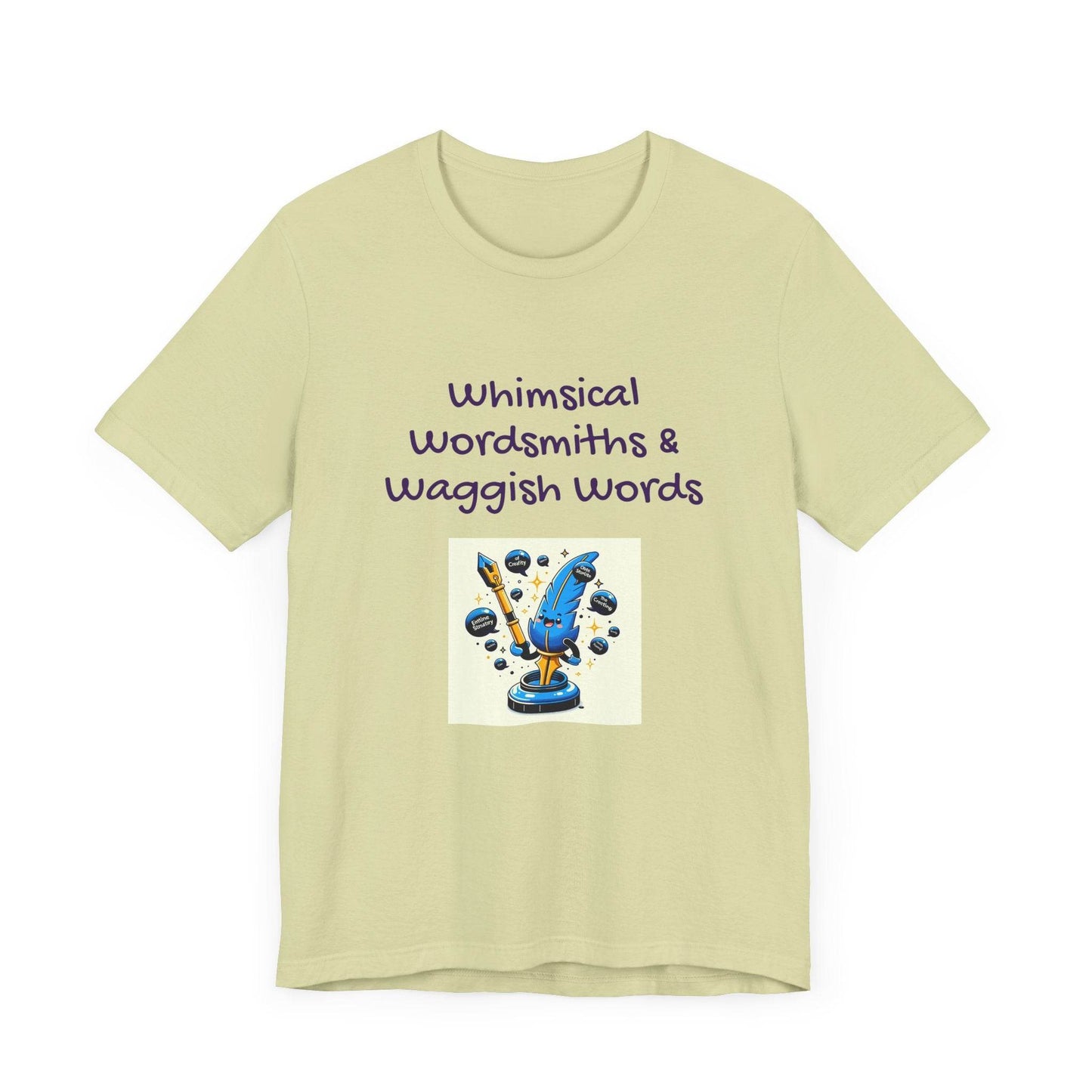 Whimsical Wordsmith Unisex Jersey Tee - Fun Graphic for Writers & Word Lovers - The Dreamer's Bookshop.