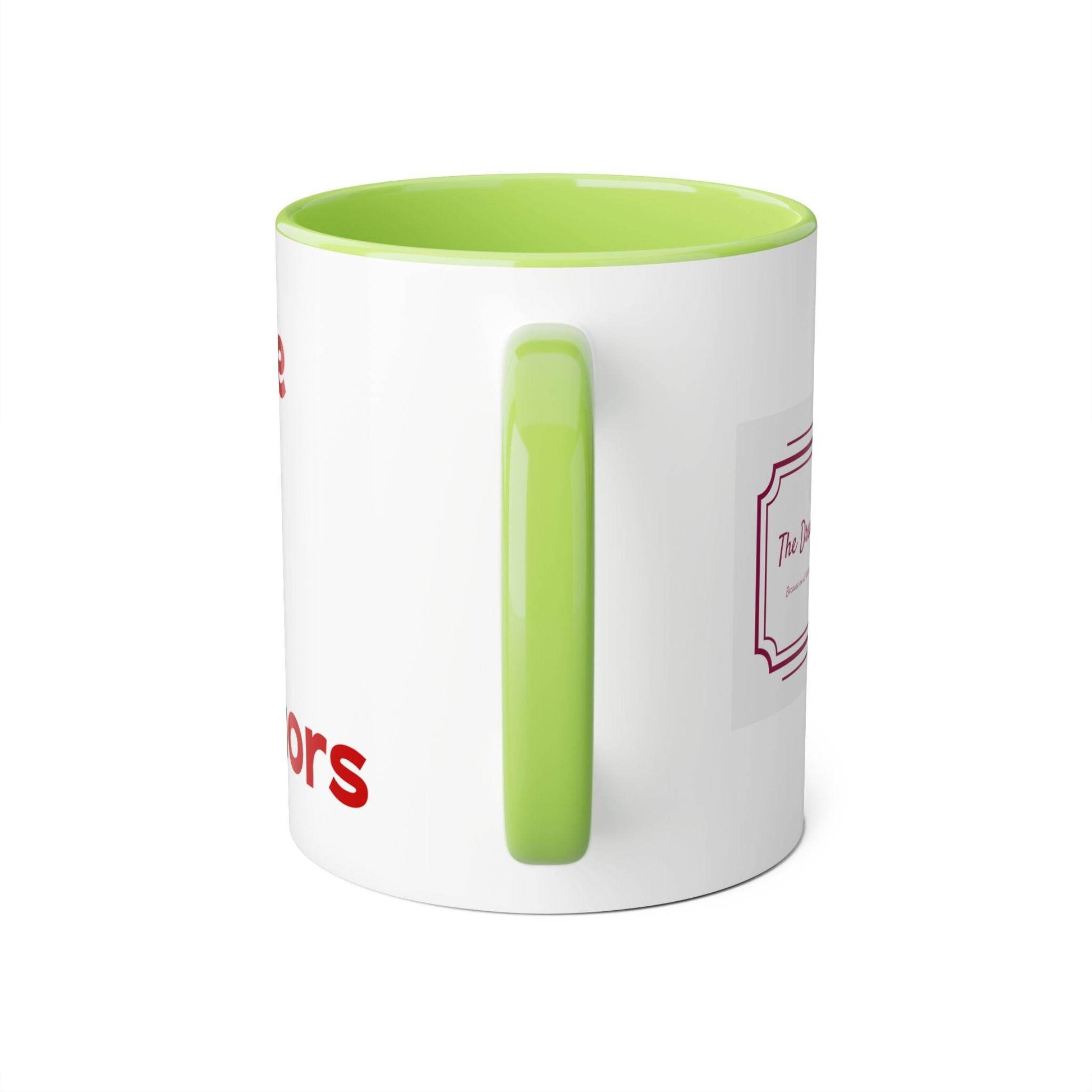 Personalized Dreamer's Bookshop Accent Mug - 11oz Coffee Cup for Book Lovers - The Dreamer's Bookshop.