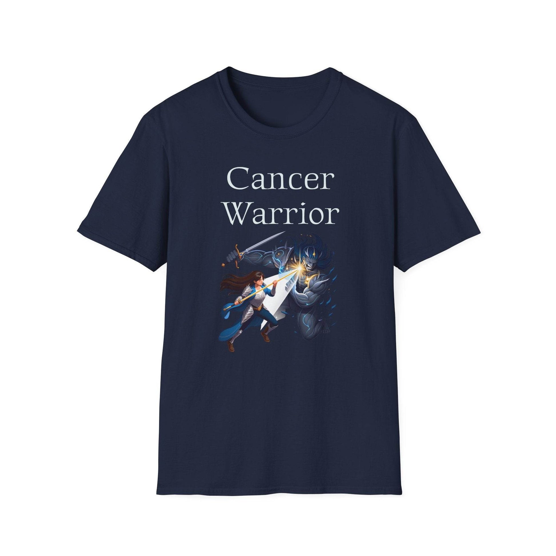 Cancer Warrior Unisex Softstyle T-Shirt - What's Your Battle? - The Dreamer's Bookshop.