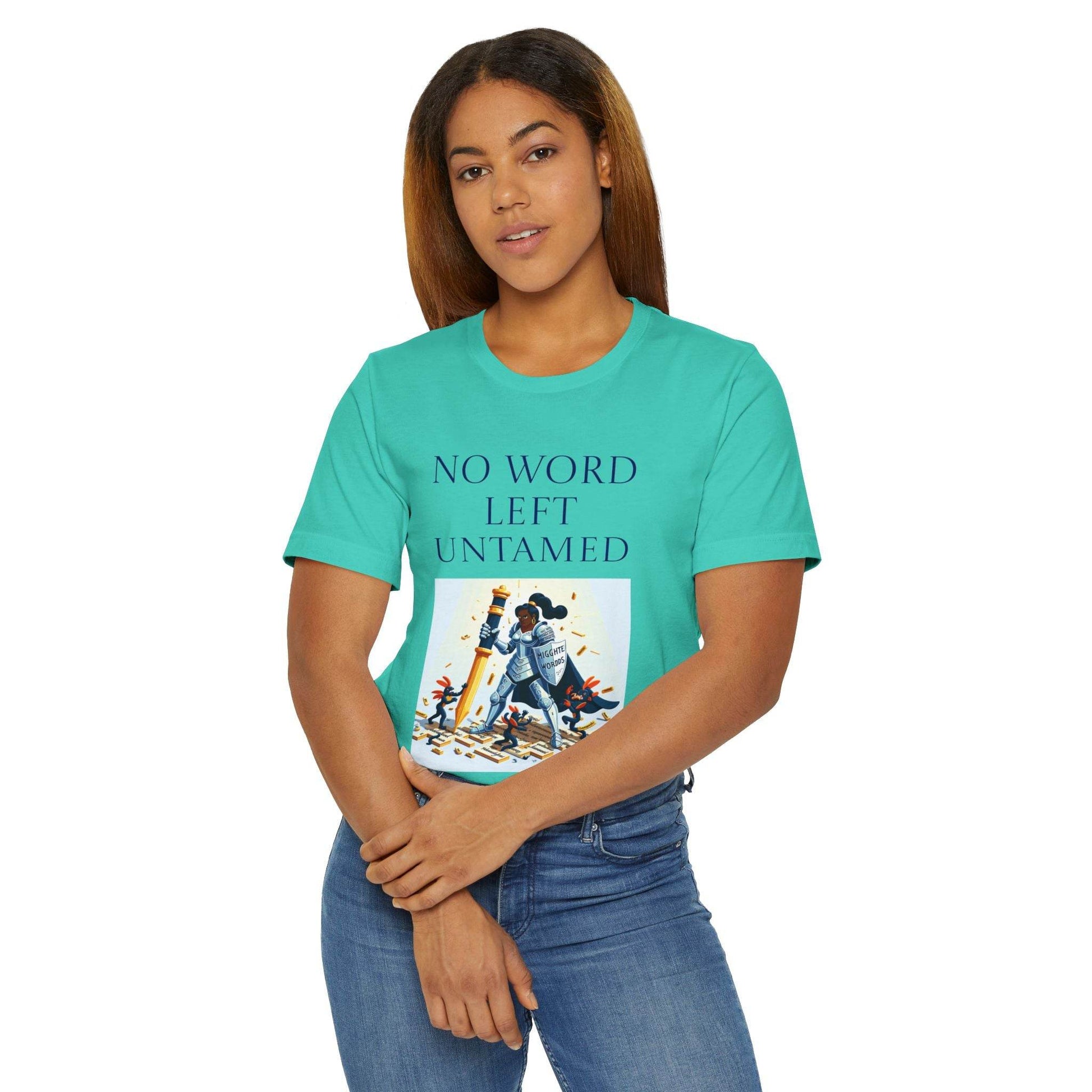Unisex Jersey T-Shirt - No Word - The Dreamer's Bookshop.