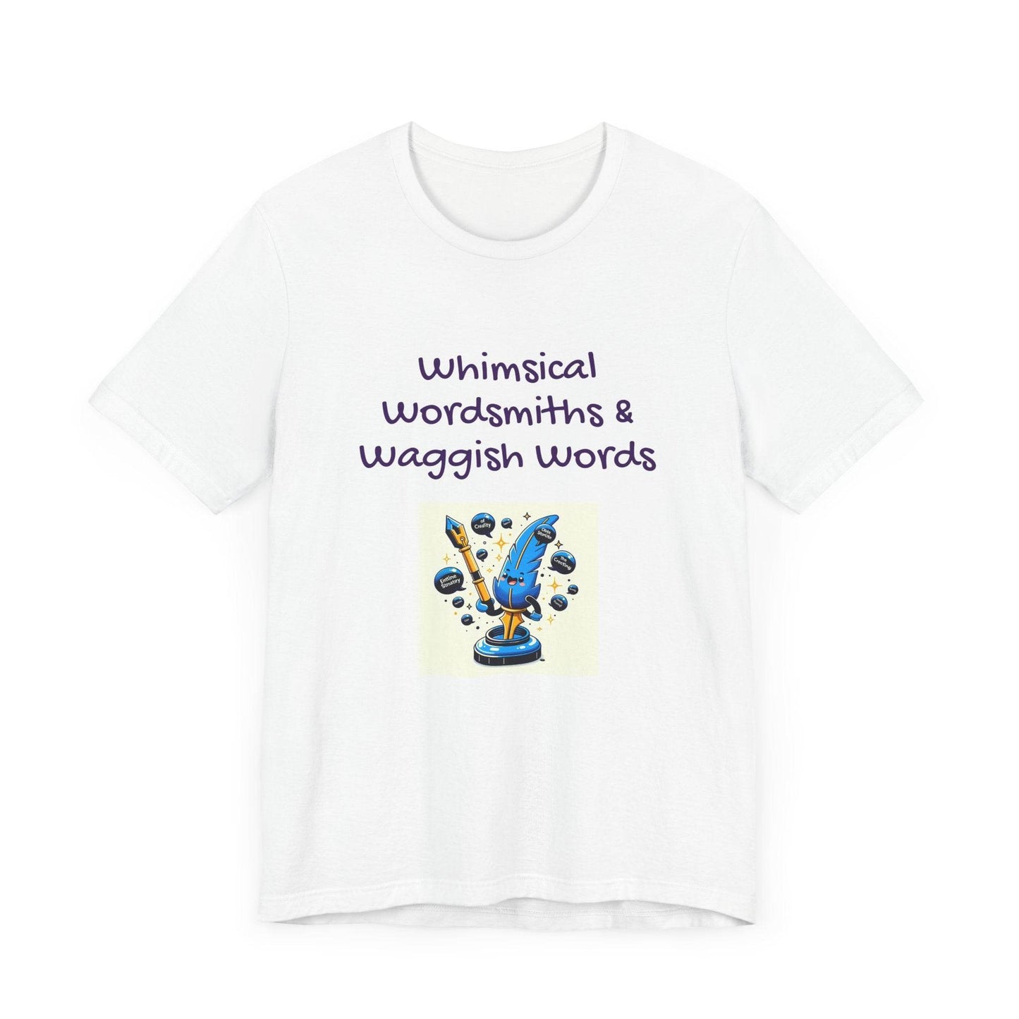 Whimsical Wordsmith Unisex Jersey Tee - Fun Graphic for Writers & Word Lovers - The Dreamer's Bookshop.