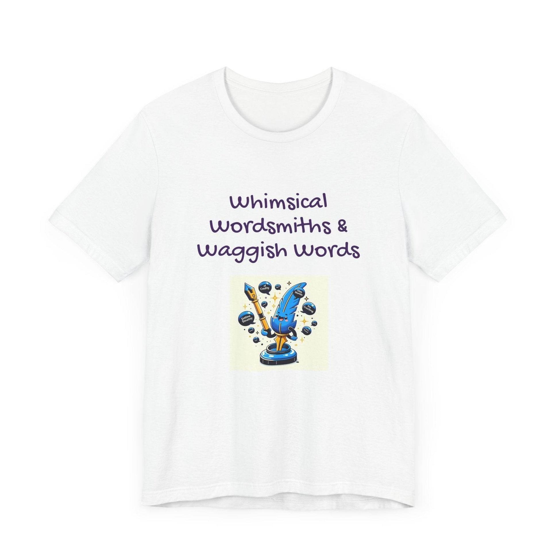 Whimsical Wordsmith Unisex Jersey Tee - Fun Graphic for Writers & Word Lovers - The Dreamer's Bookshop.