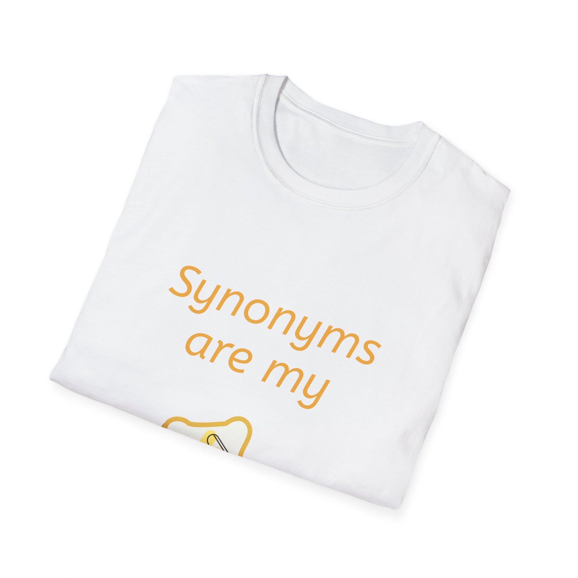 Funny "Synonyms Are My Jam" T-Shirt for Word Lovers - The Dreamer's Bookshop.