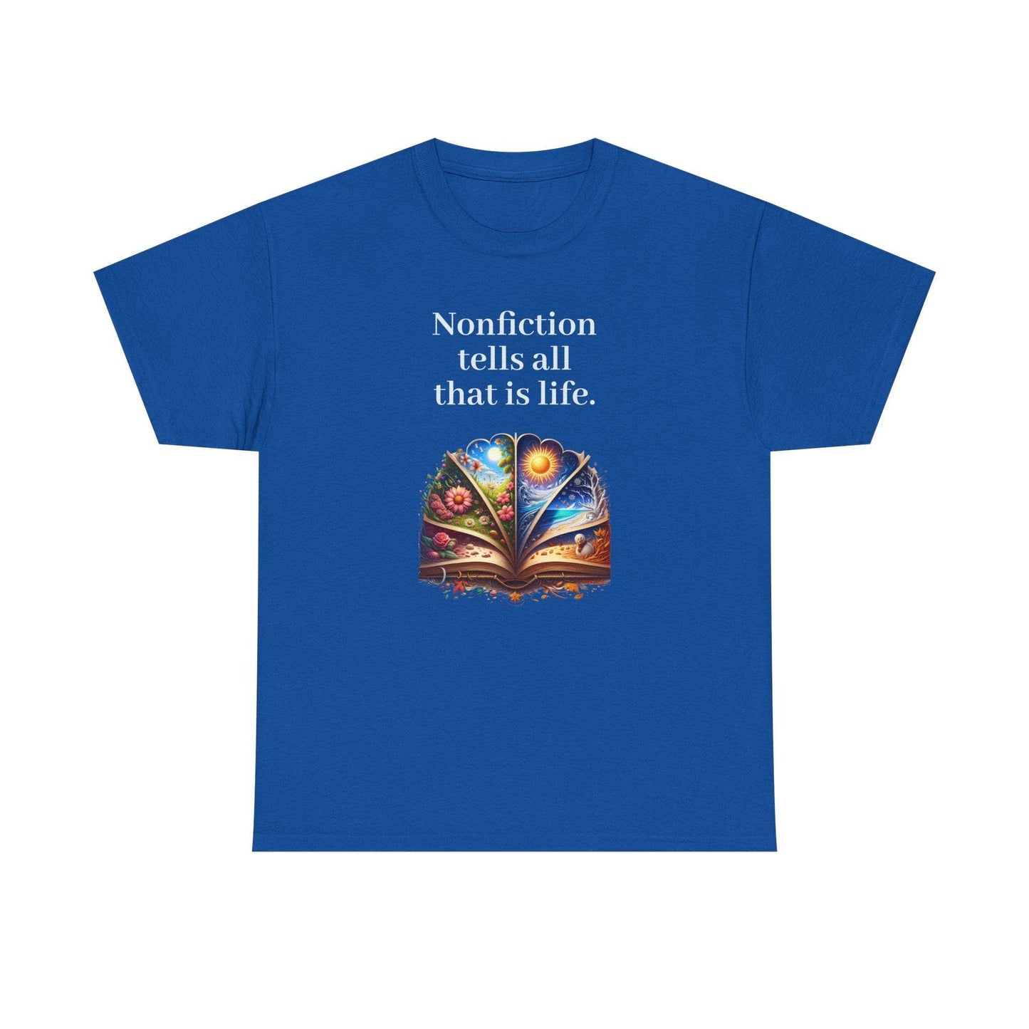 That is Life - Graphic Tee - Unisex Heavy Cotton T-Shirt Nonfiction Books - The Dreamer's Bookshop.