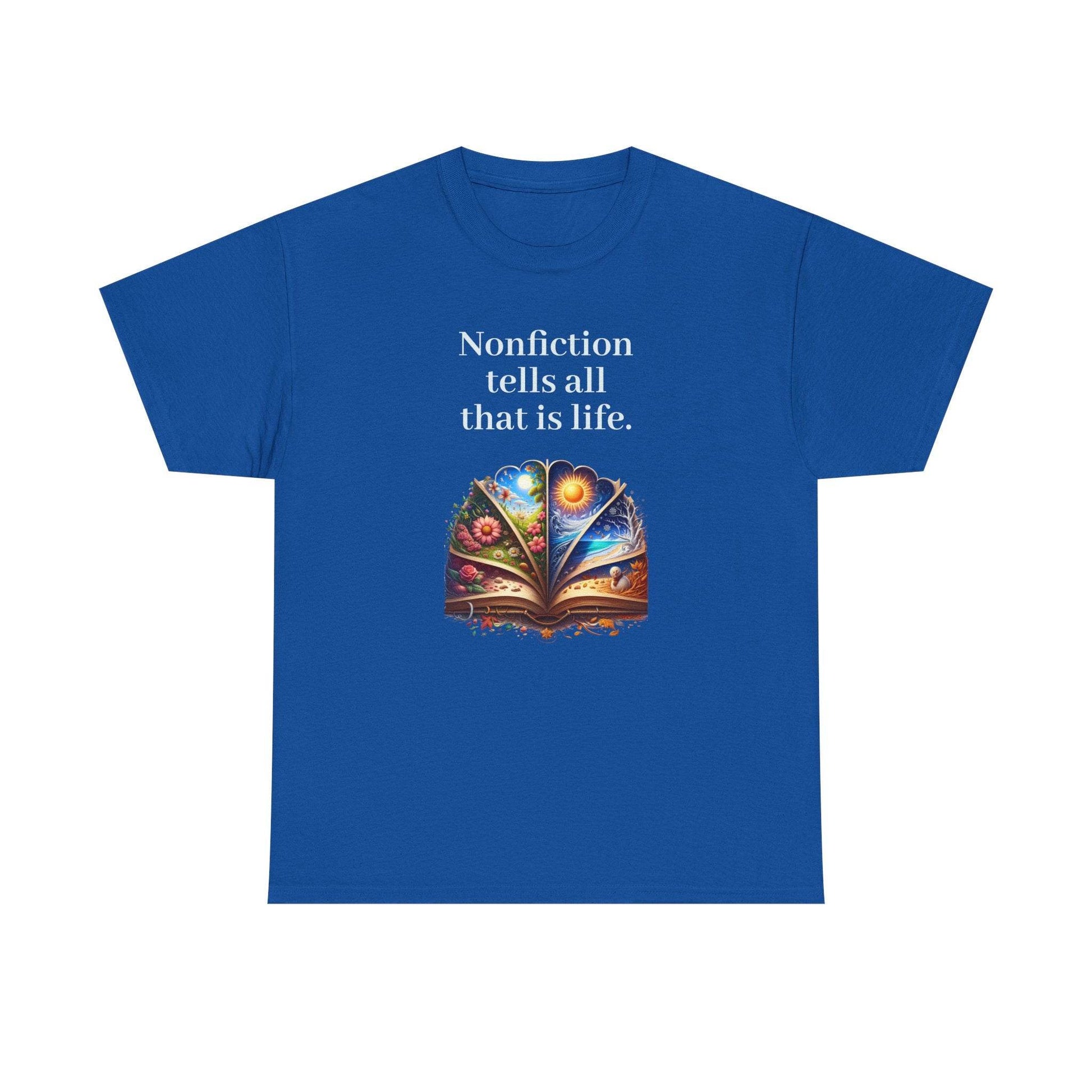 That is Life - Graphic Tee - Unisex Heavy Cotton T-Shirt Nonfiction Books - The Dreamer's Bookshop.