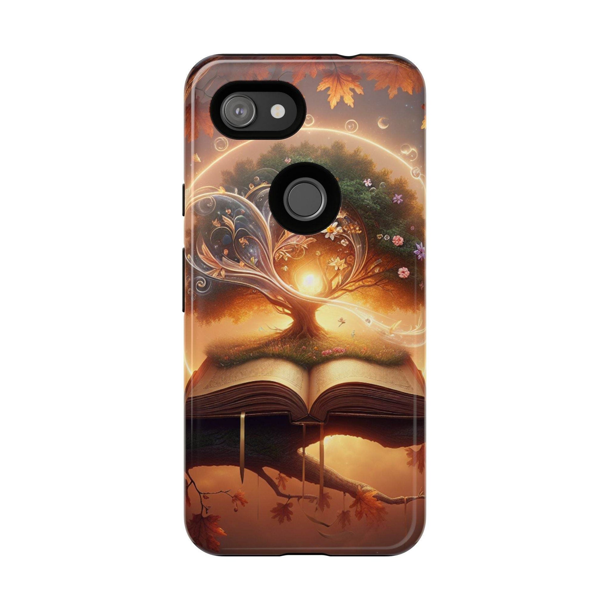 Google & Samsung - Artistic Phone Case with BookishTree Design - Tough Cases - The Dreamer's Bookshop.