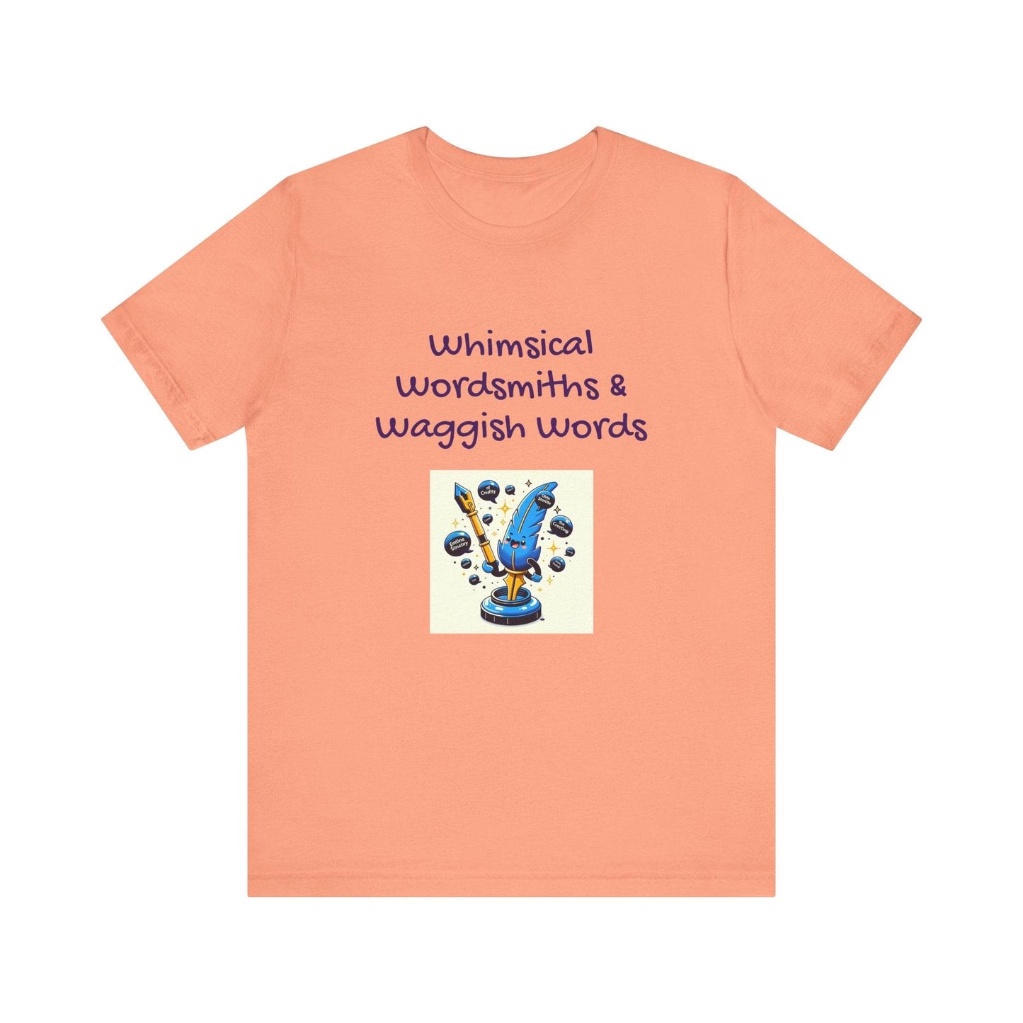 Whimsical Wordsmith Unisex Jersey Tee - Fun Graphic for Writers & Word Lovers - The Dreamer's Bookshop.