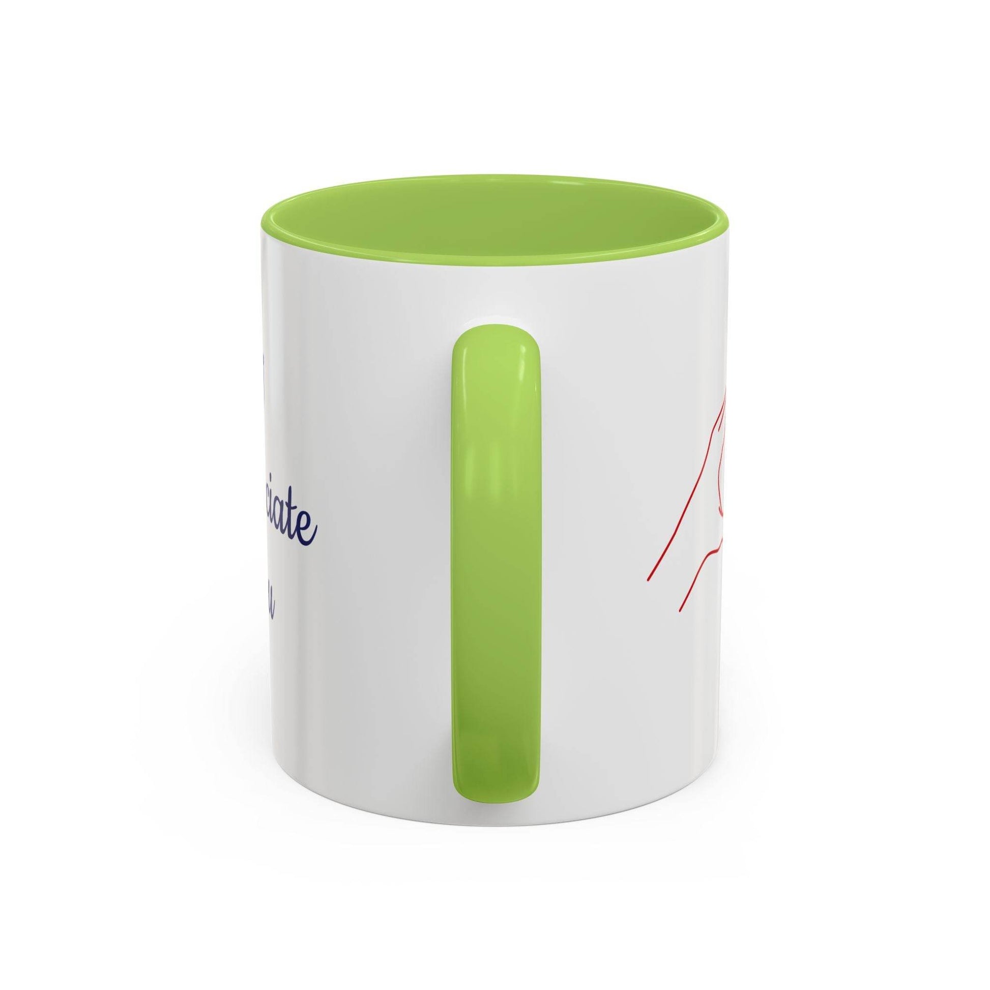 I appreciate you Mug - Perfect Gift for Someone Important - The Dreamer's Bookshop.