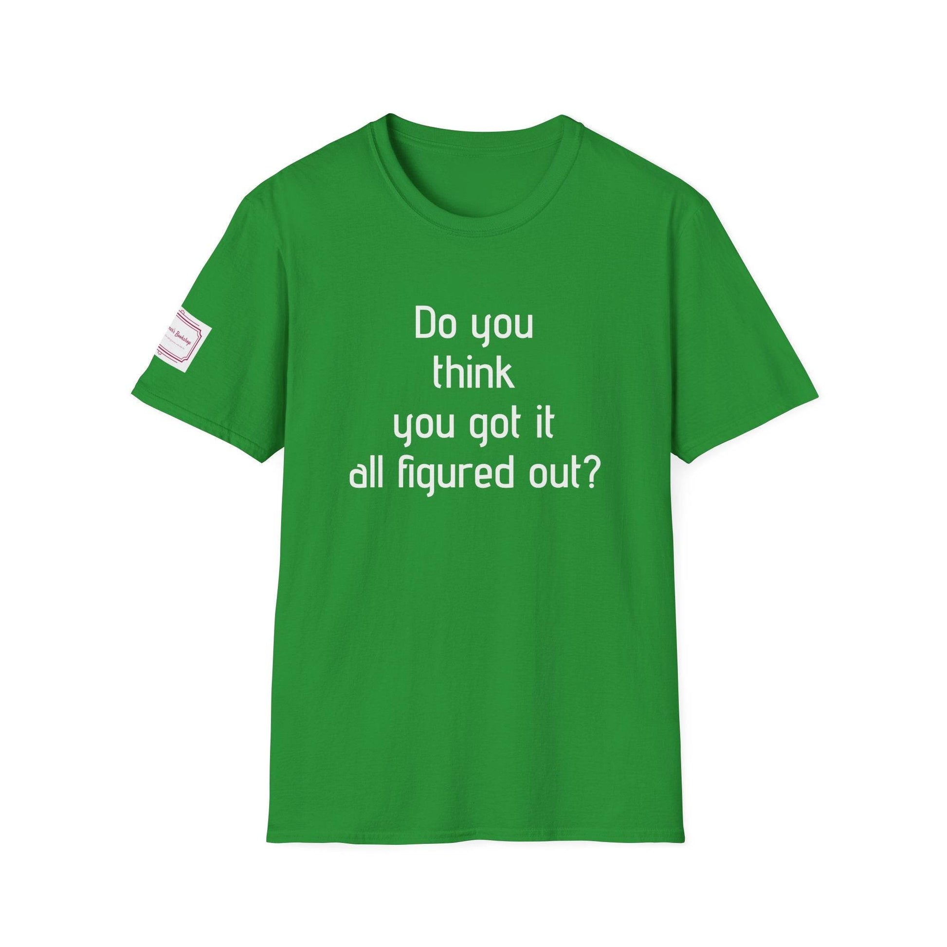 Inspirational Unisex Softstyle T-Shirt - 'Think Again' Motivational Design - The Dreamer's Bookshop.