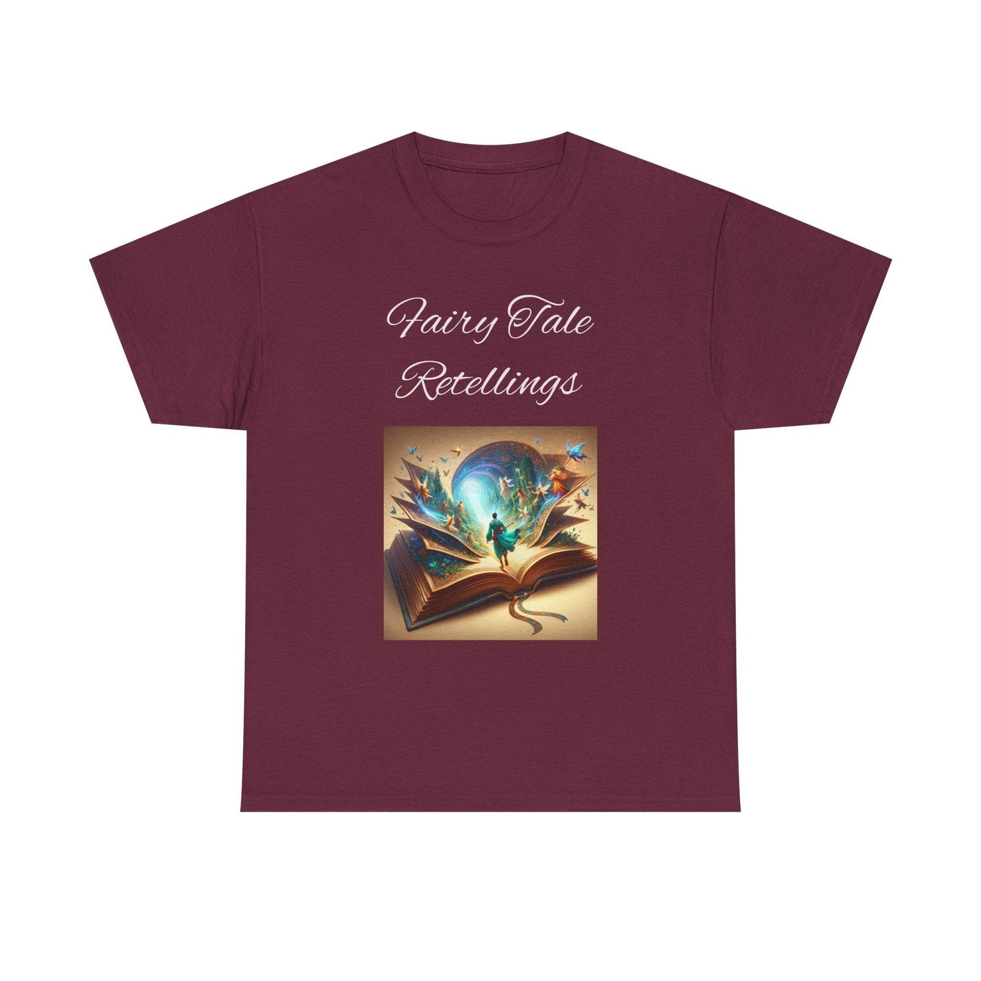 Fiction - Unisex Heavy Cotton Tee - Fairy Tale Retellings - The Dreamer's Bookshop.
