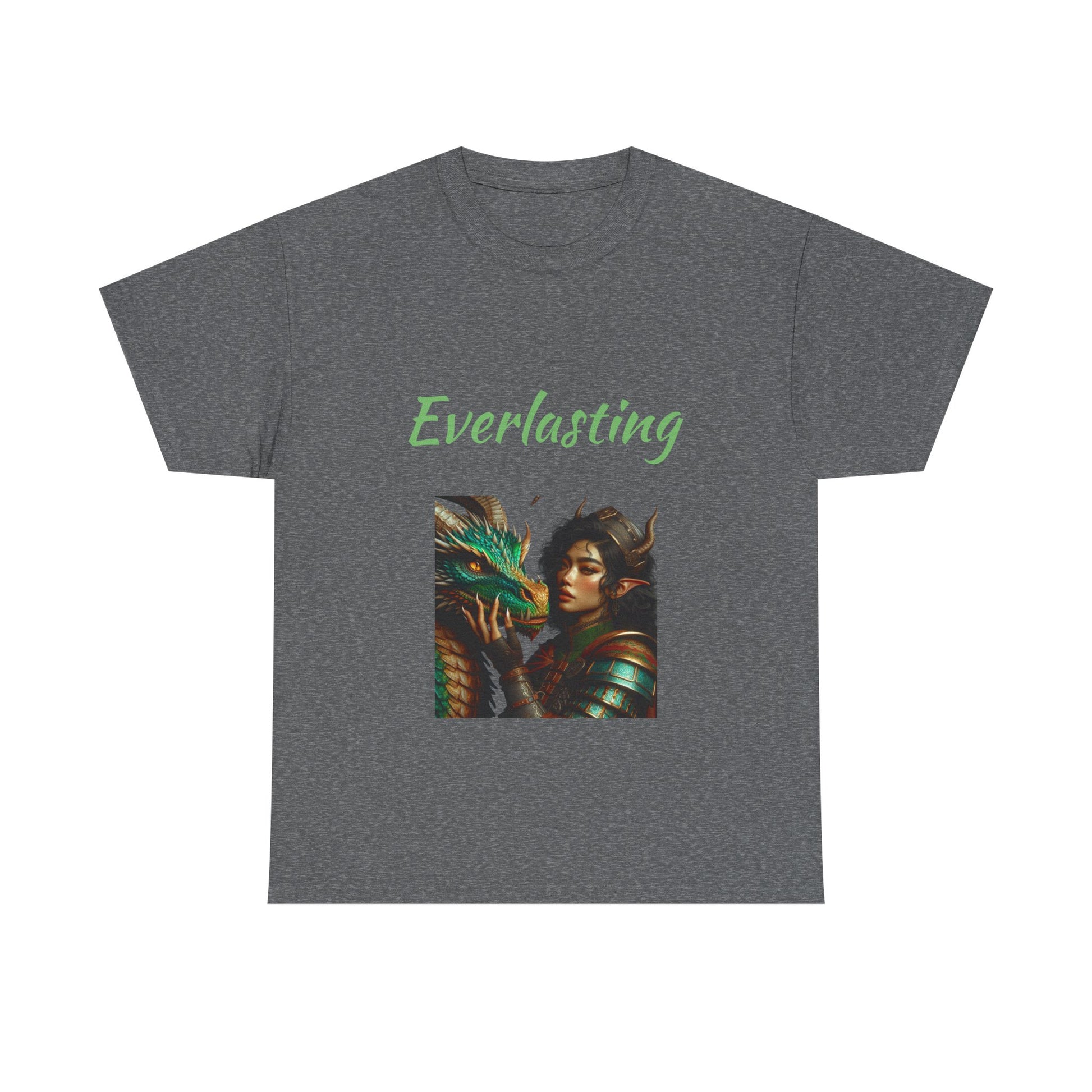 Book Lover's Unisex Heavy Cotton Tee - "Everlasting" - The Dreamer's Bookshop.
