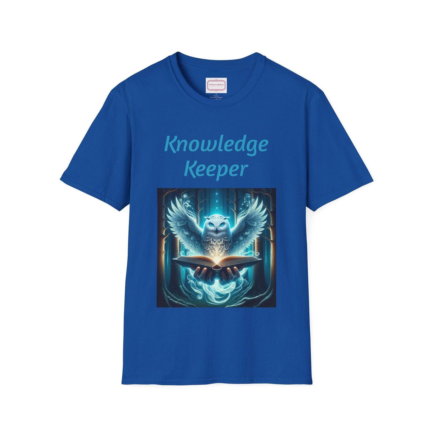 Knowledge Keeper Owl T-Shirt for Book Lovers - Proud Reader - The Dreamer's Bookshop.