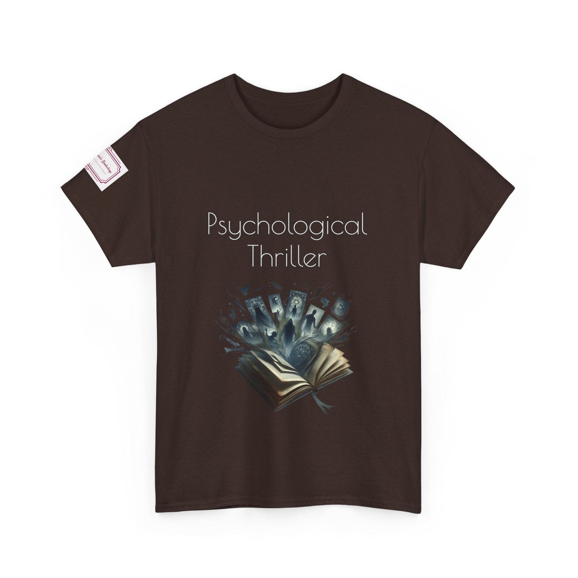 Fiction - Graphic Unisex Heavy Cotton Tee - Psychological Thriller - The Dreamer's Bookshop.